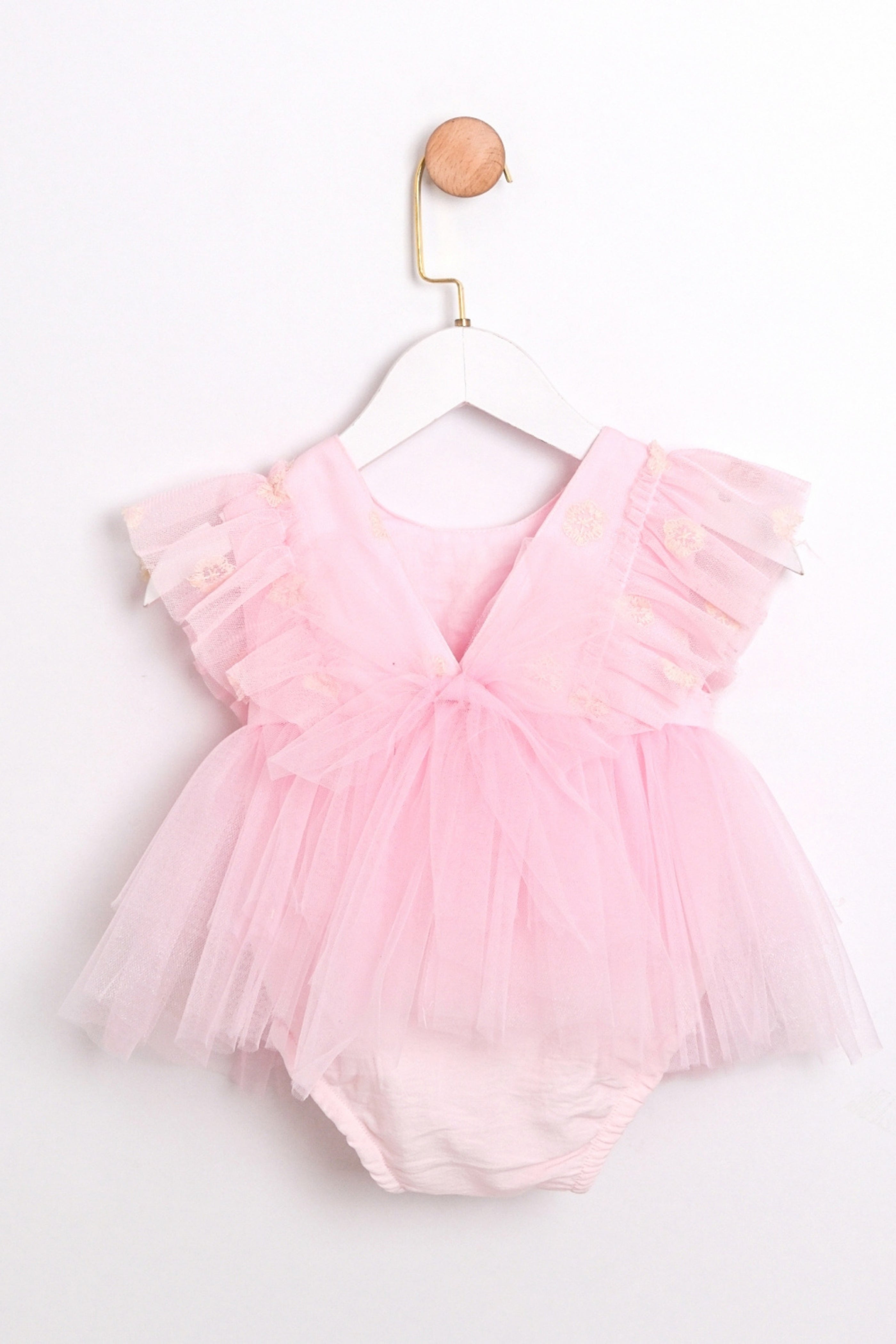 Set Body e Fascia Neonata Ricami Rosa