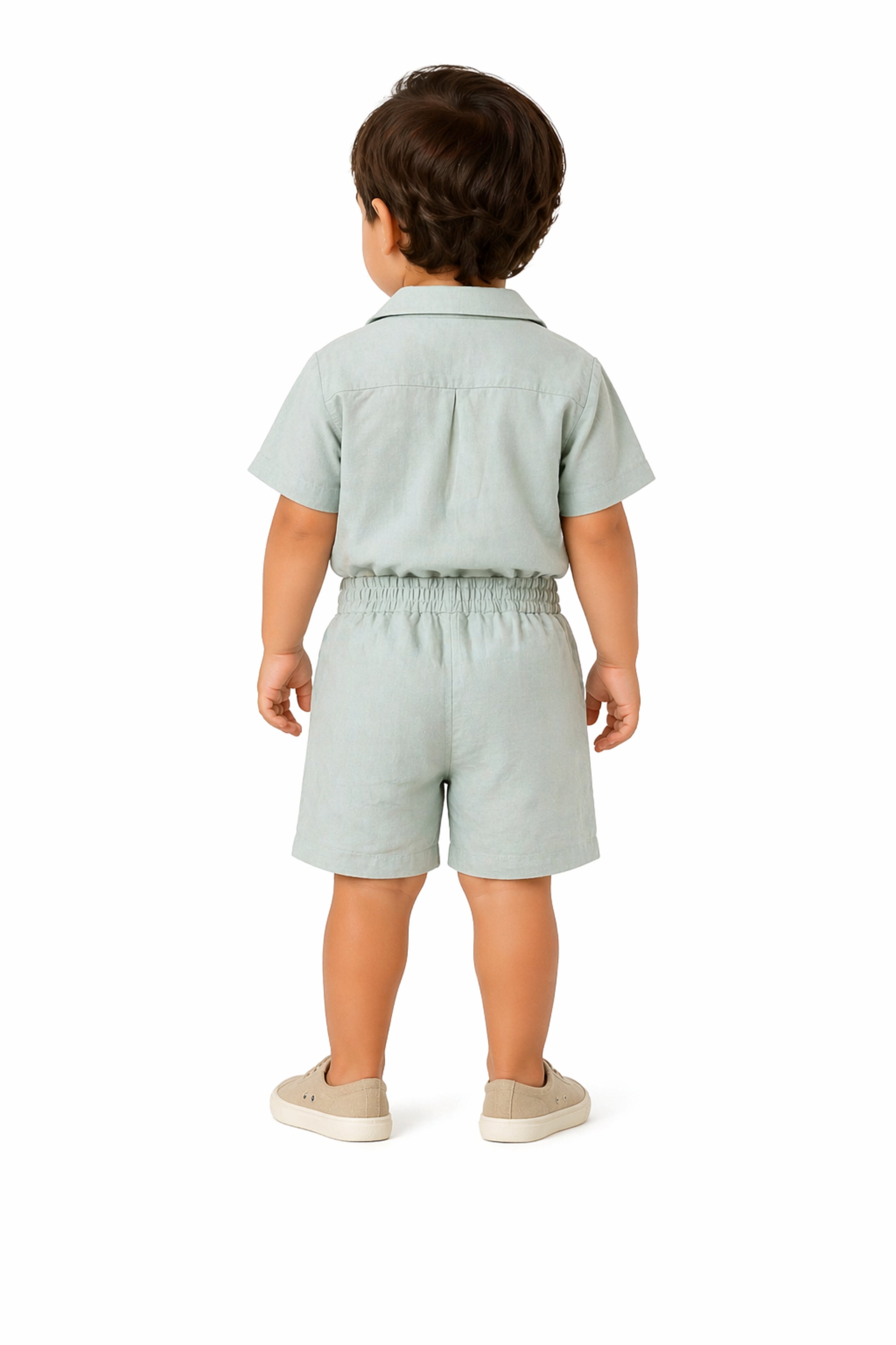 Completo Neonato Due Pezzi Verde Salvia