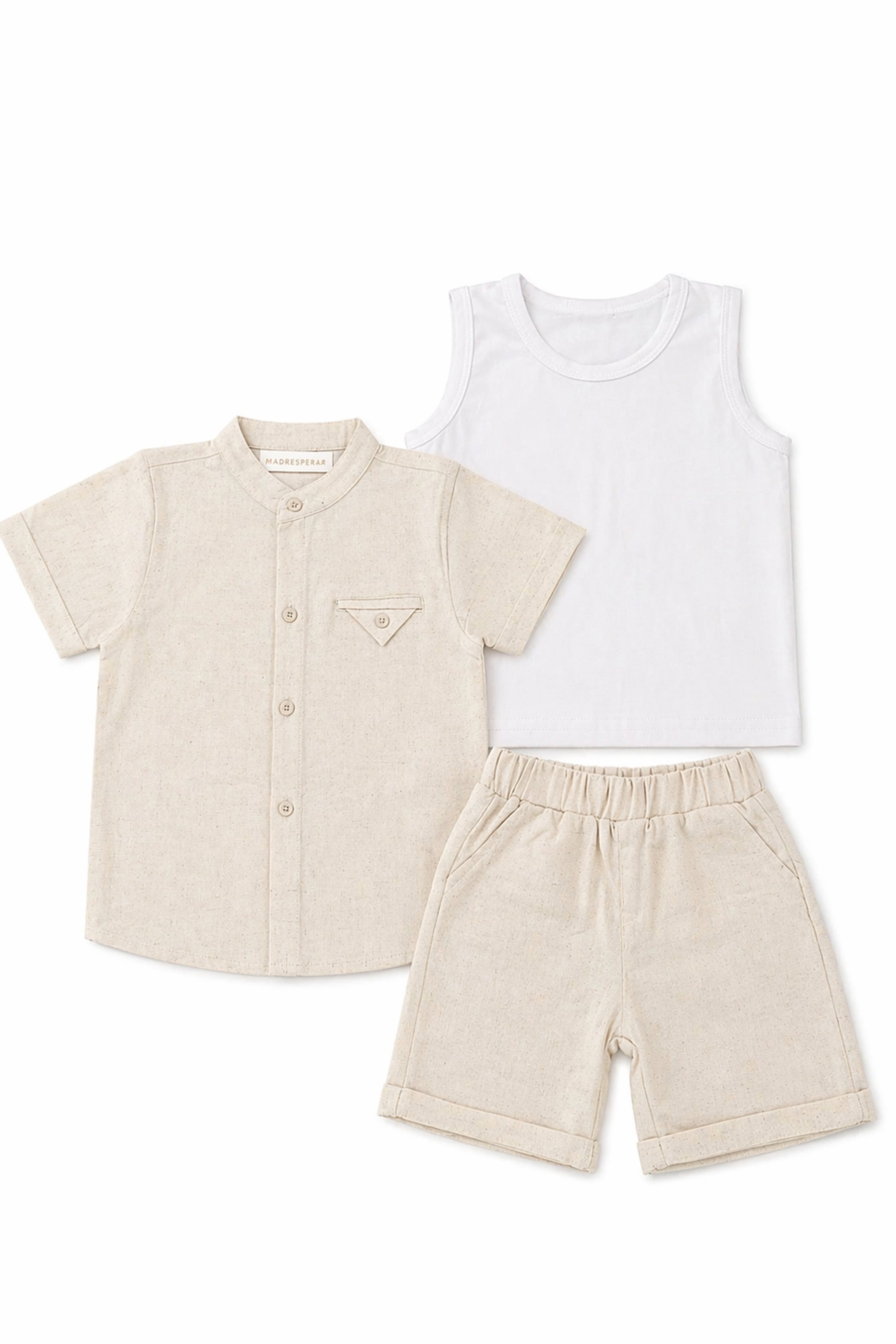 Completo Noenato 3 Pezzi Beige