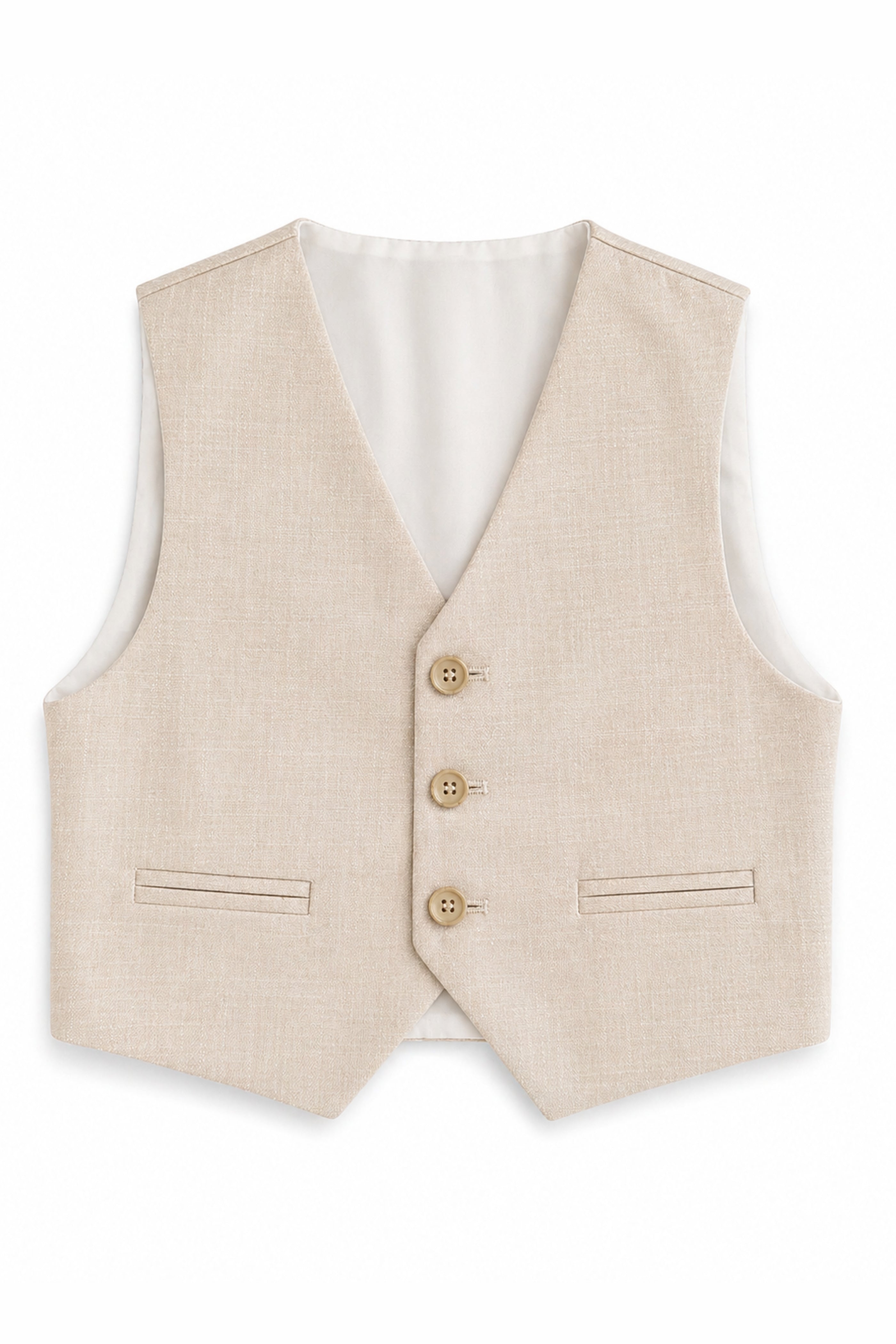 Gilet Battesimo Bimbo Beige