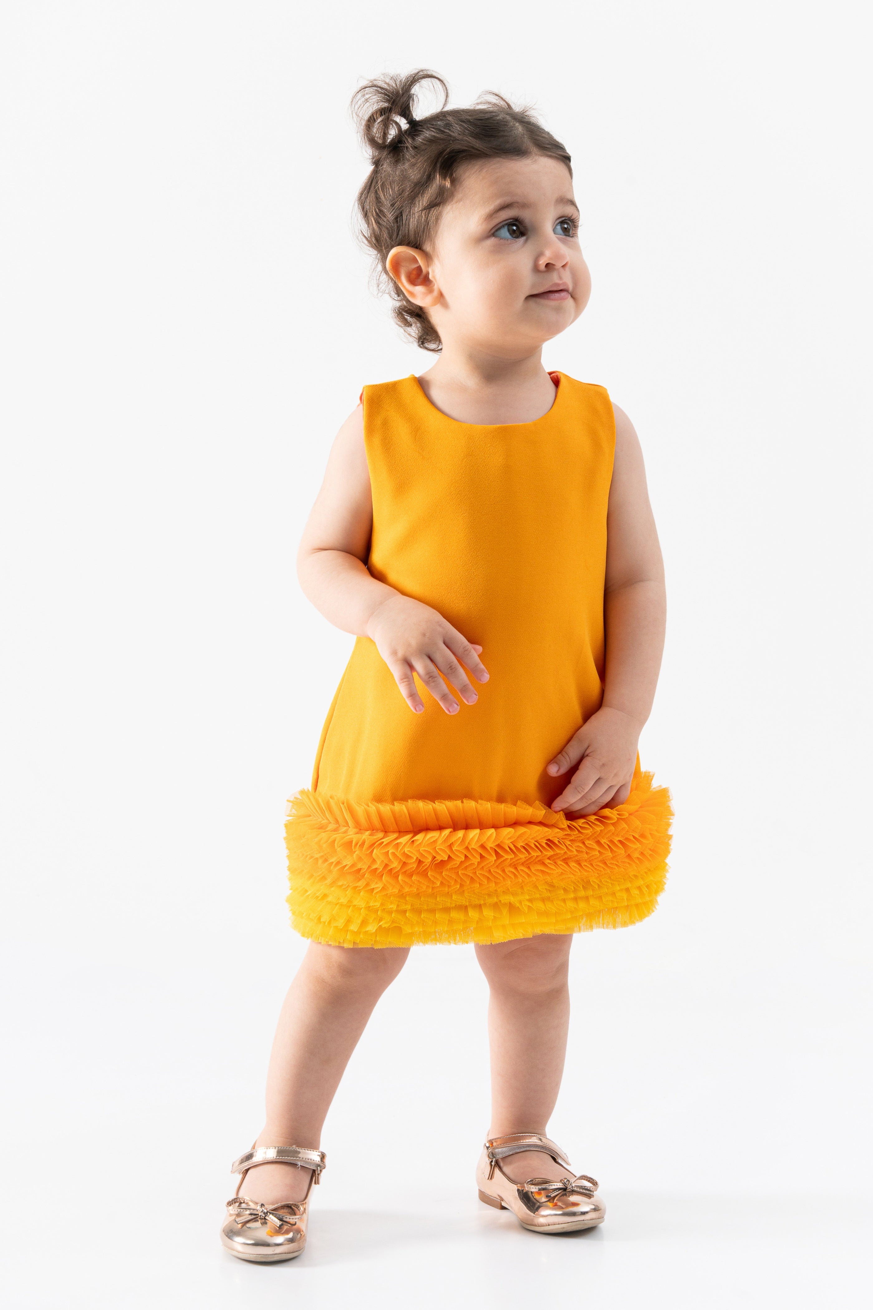 Abito Neonata Twist Giallo