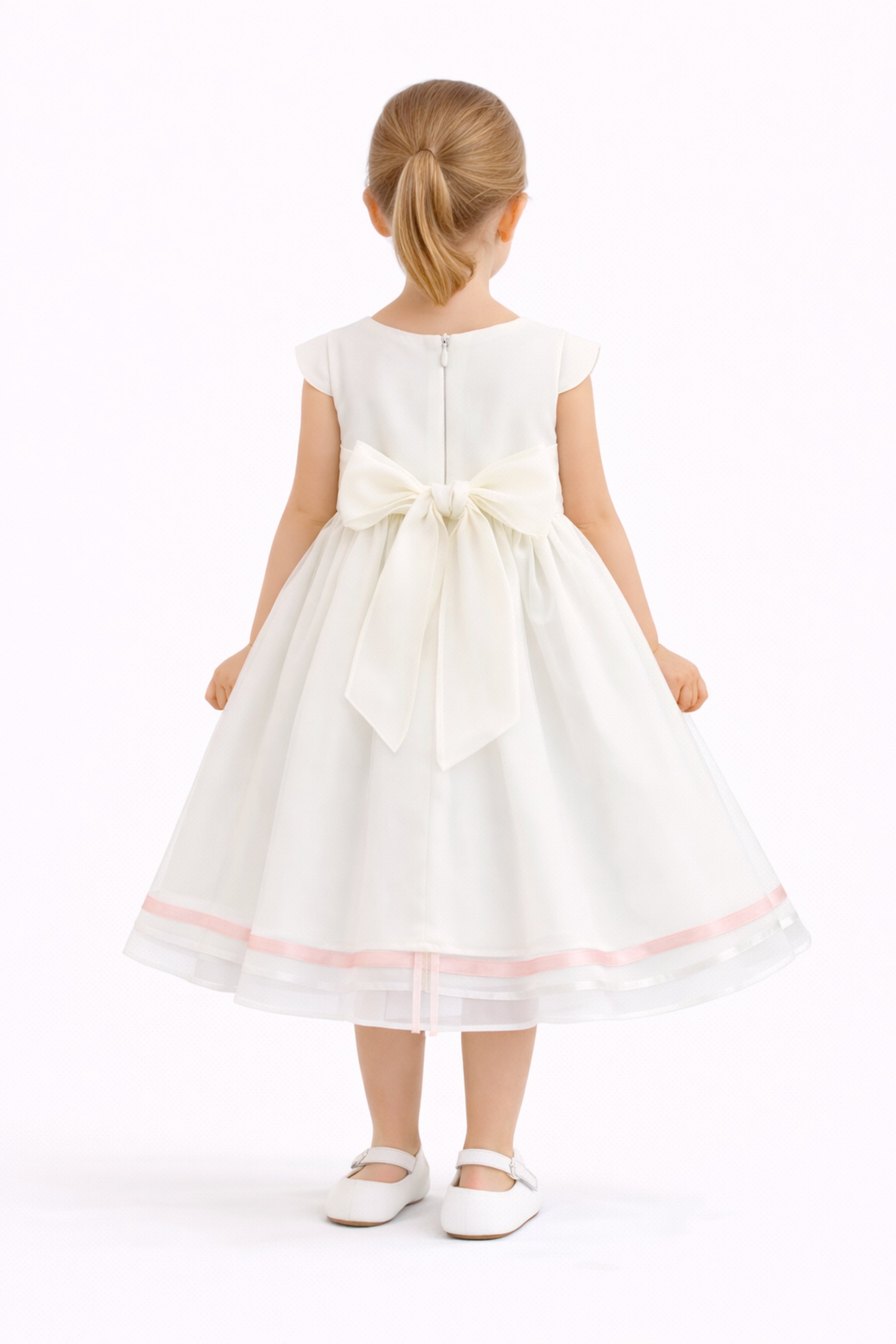 Abito Neonata e Bambina Elegante Bianco