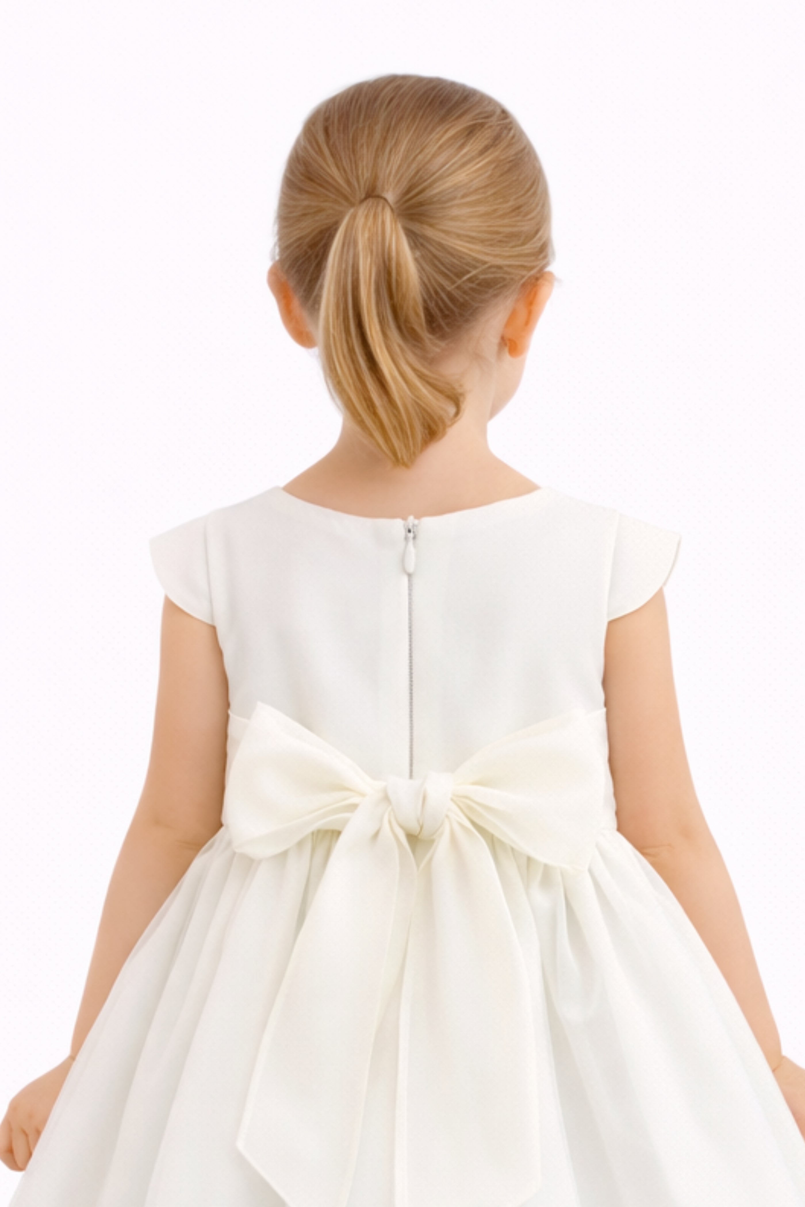 Abito Neonata e Bambina Elegante Bianco