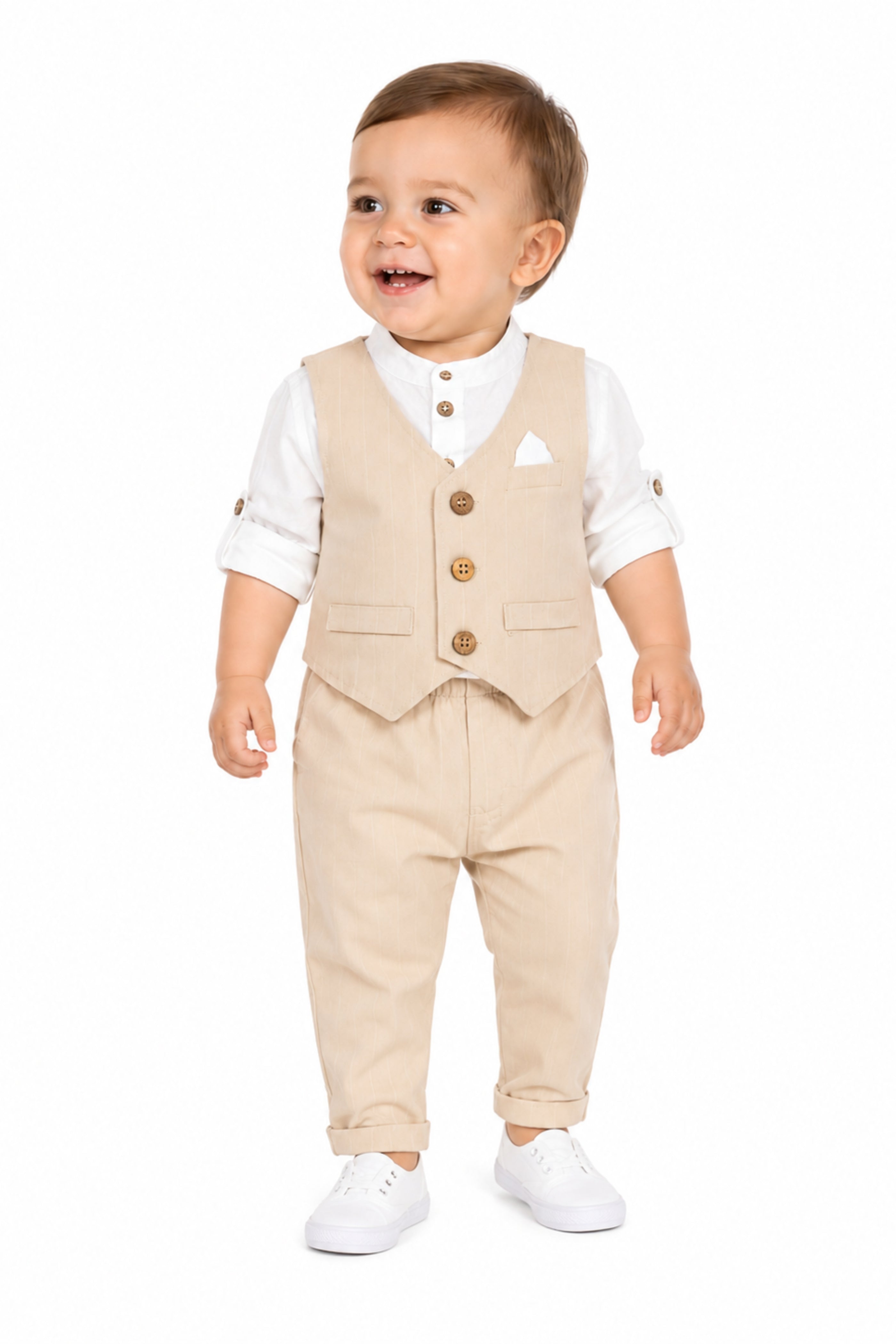 Completo Neonato Safari Beige
