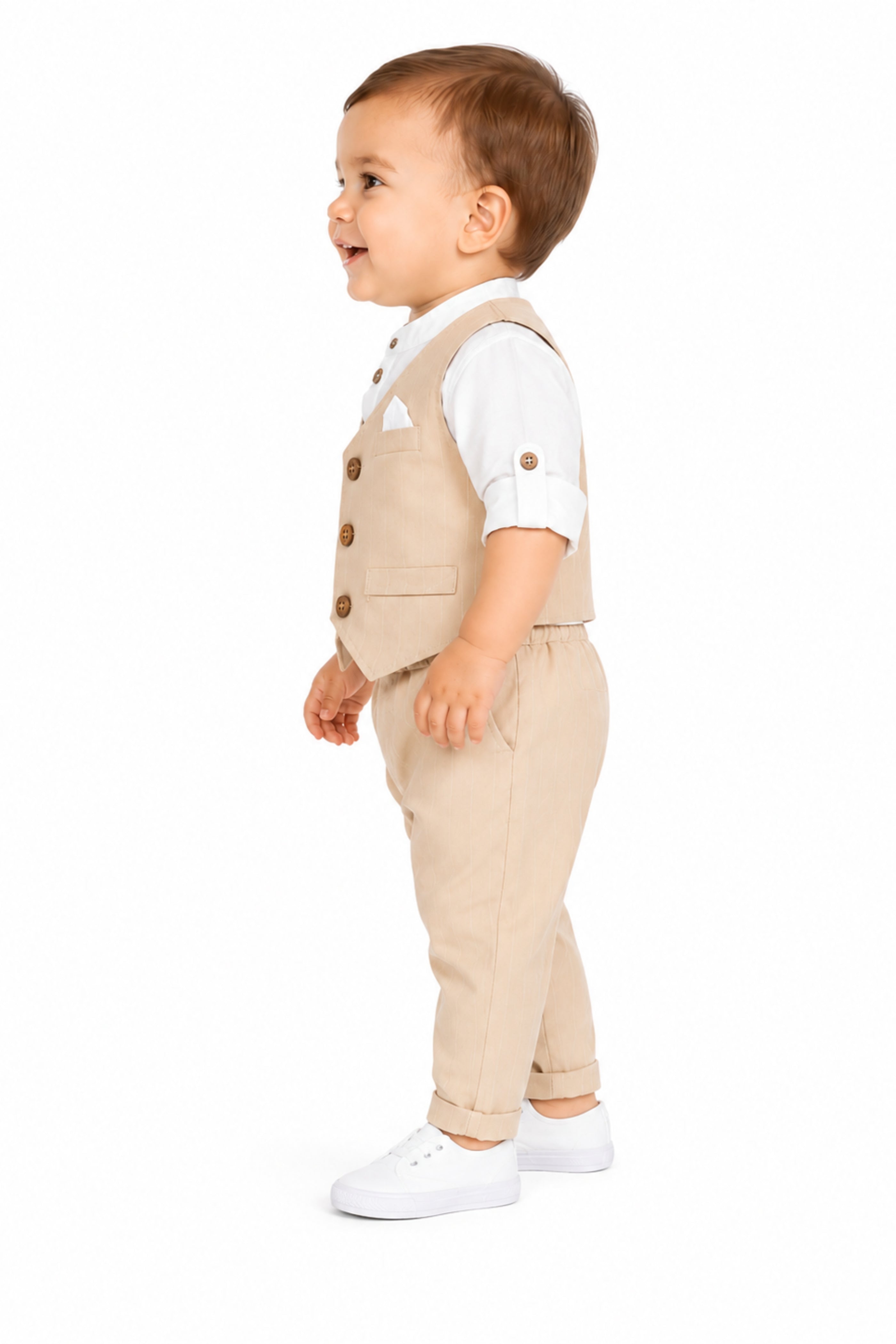 Completo Neonato Safari Beige