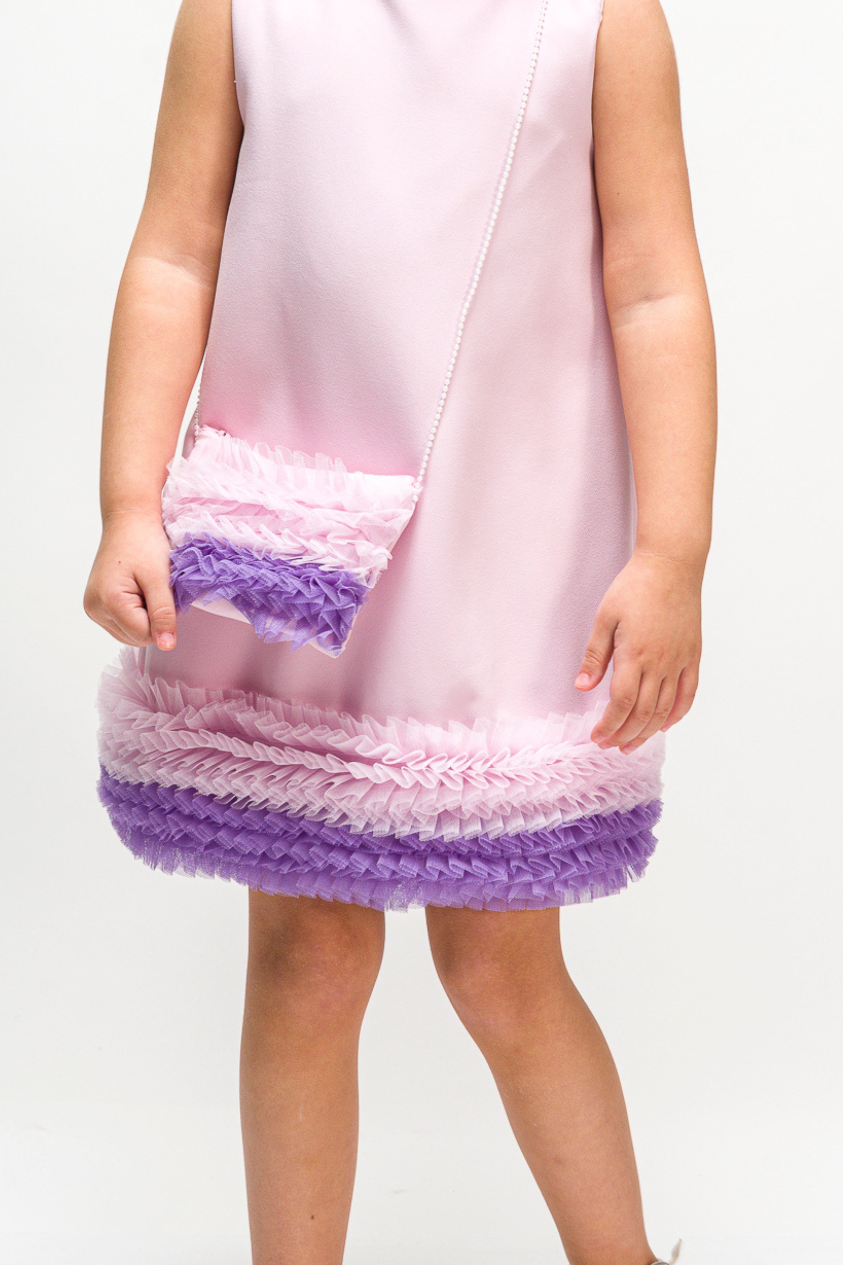 Abito Bambina Twist Rosa