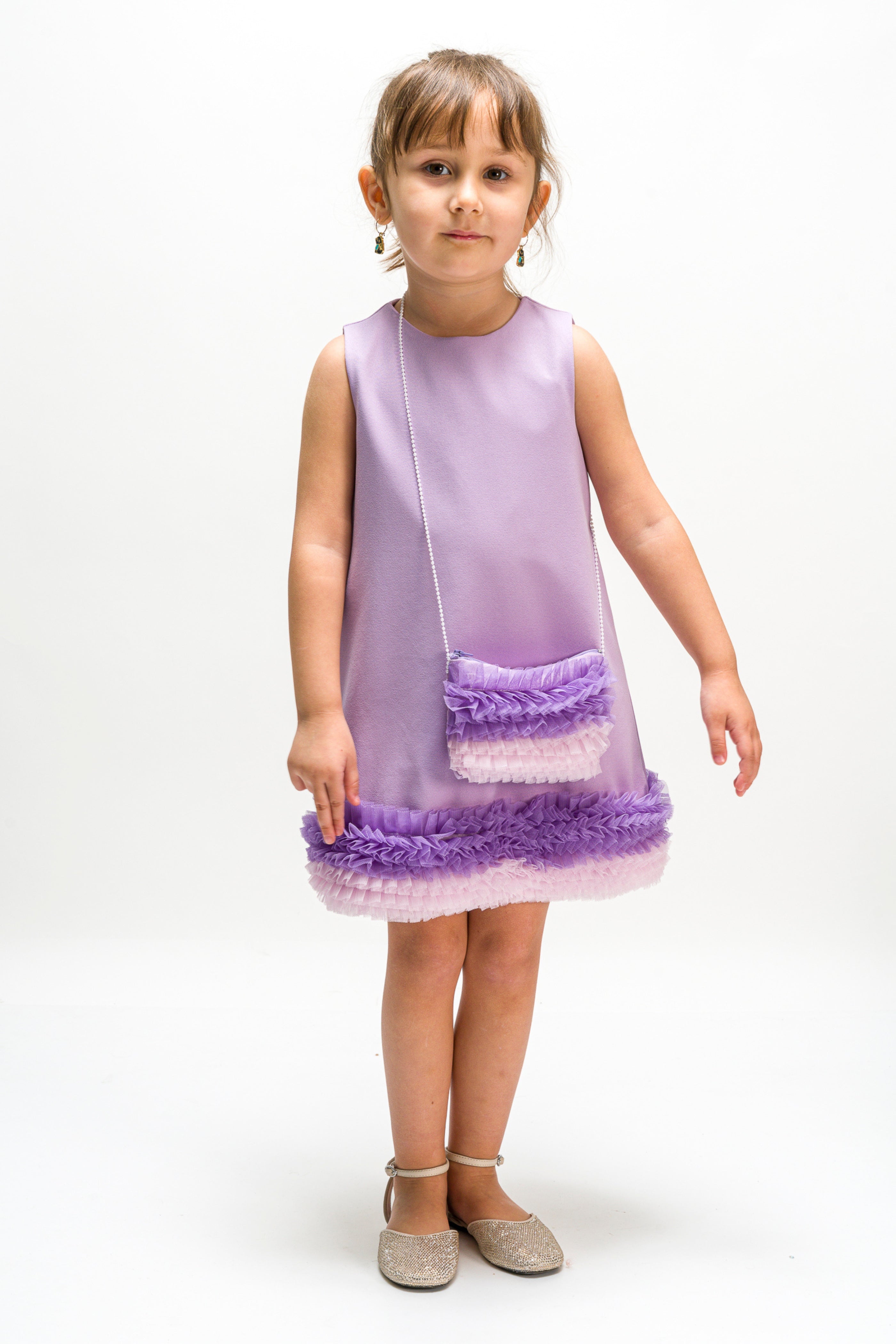 Abito Bambina Twist Glicine