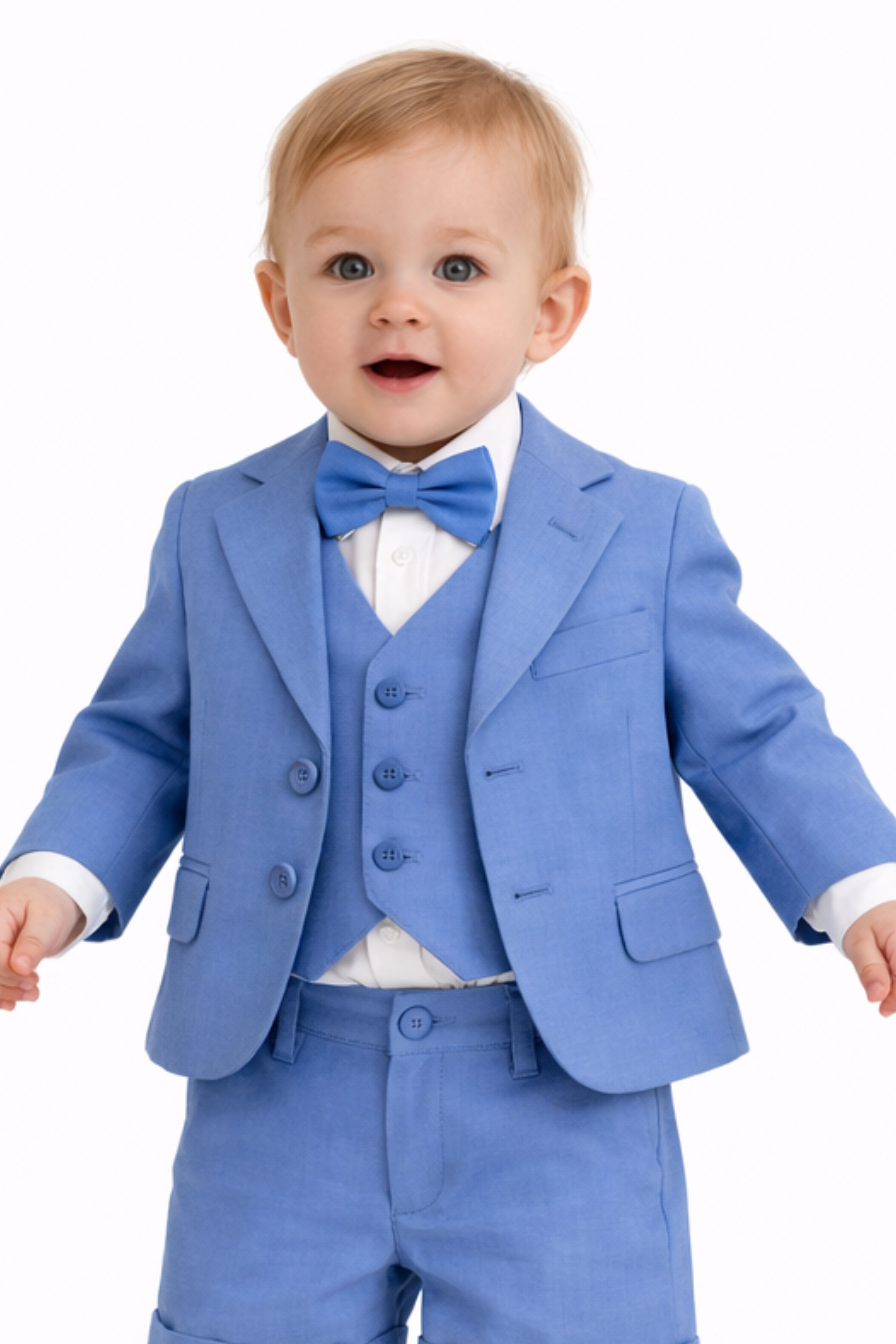 Giacca Battesimo Bimbo Blu Royal