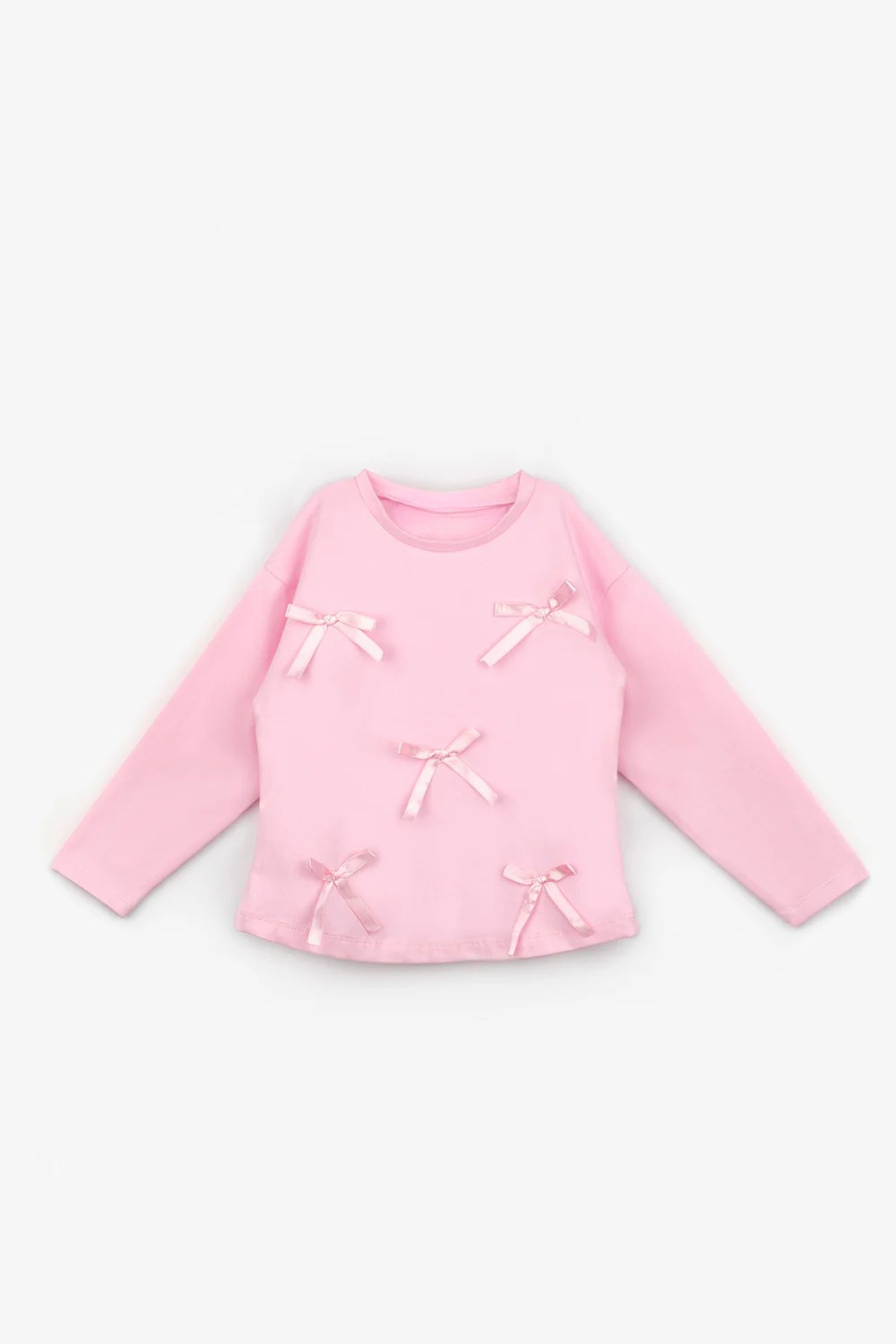 Maglia Bambina Fiocchi Rosa