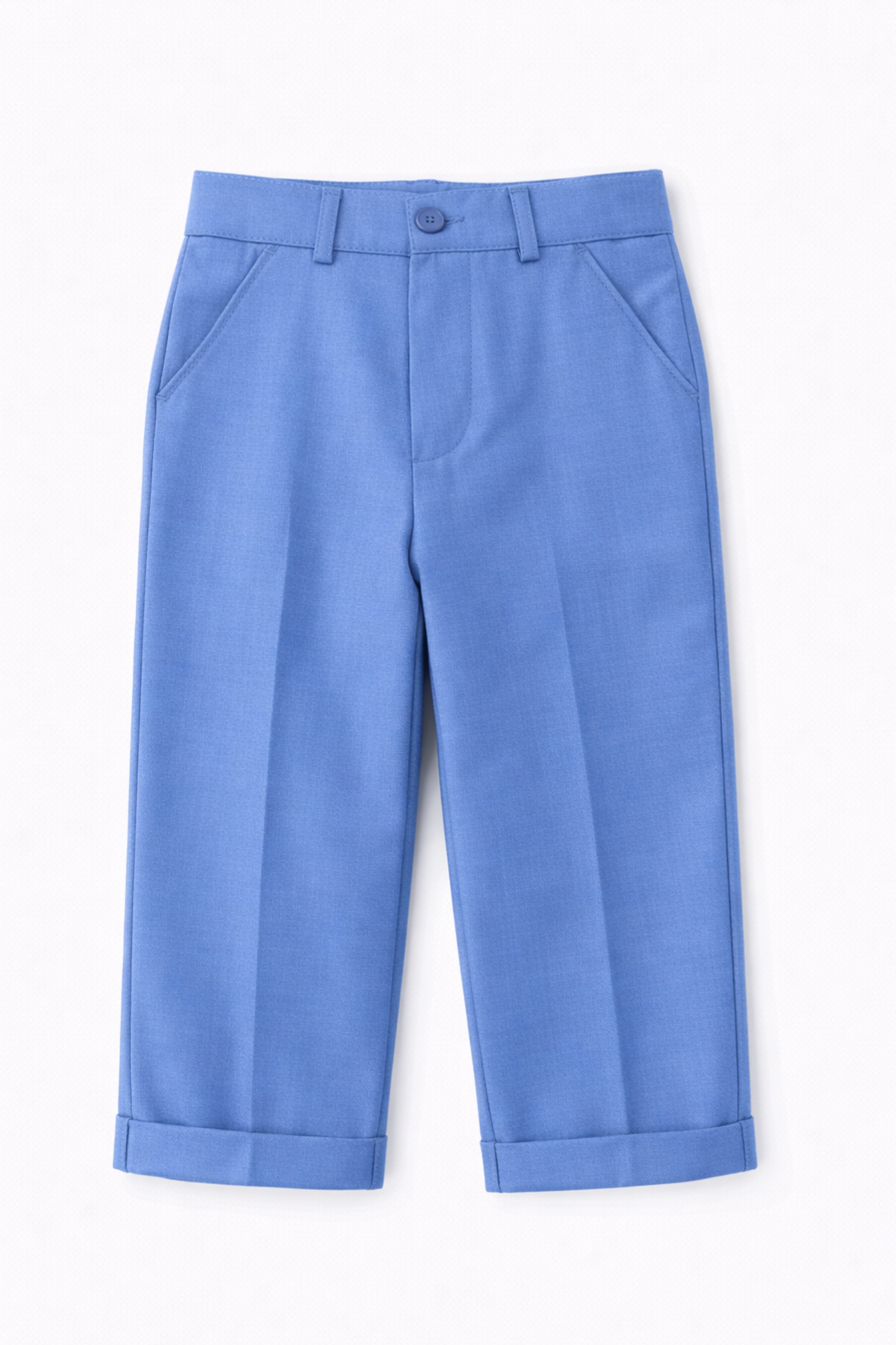 Pantalone Battesimo Bimbo Blu Royal