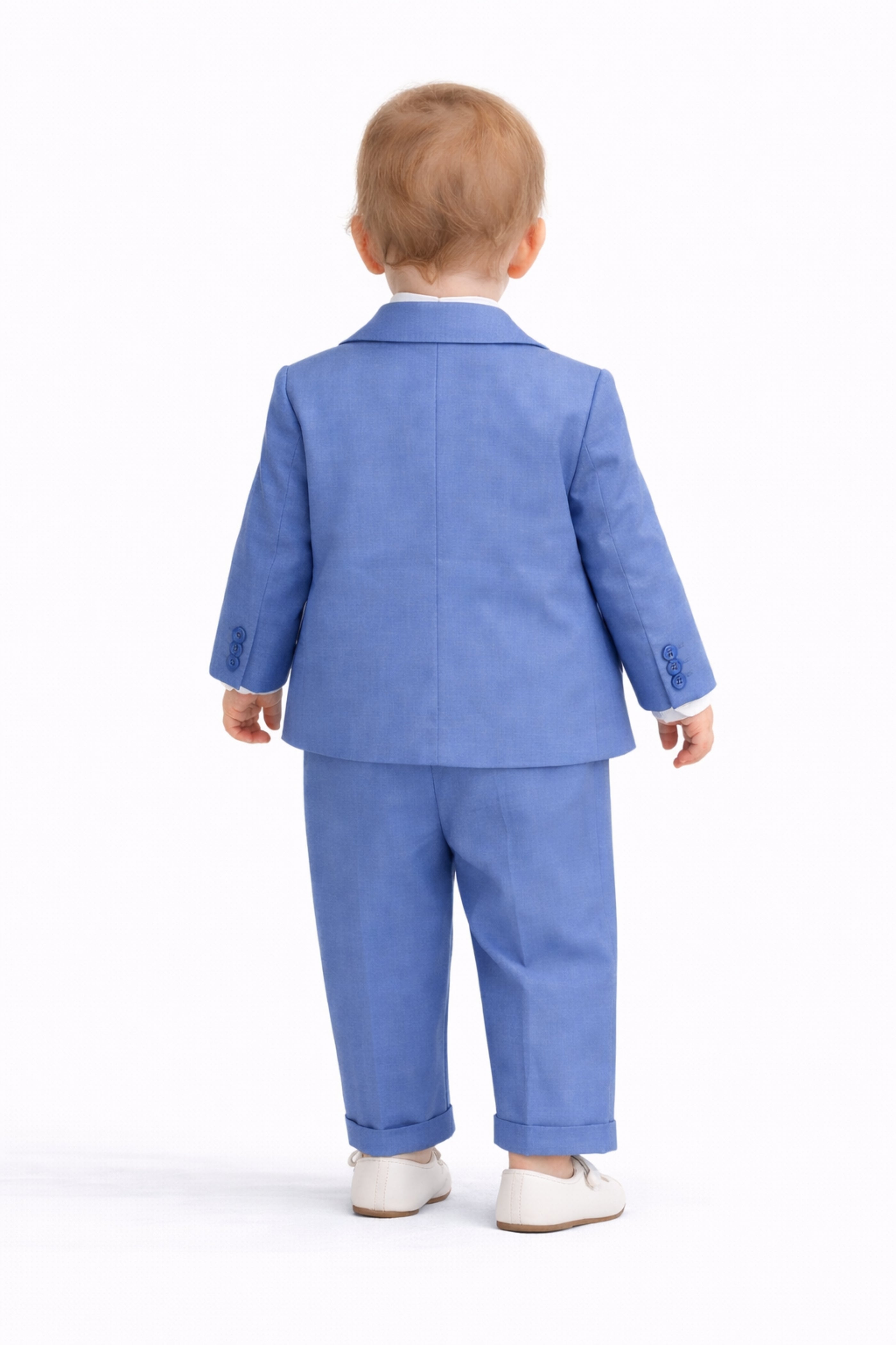 Pantalone Battesimo Bimbo Blu Royal