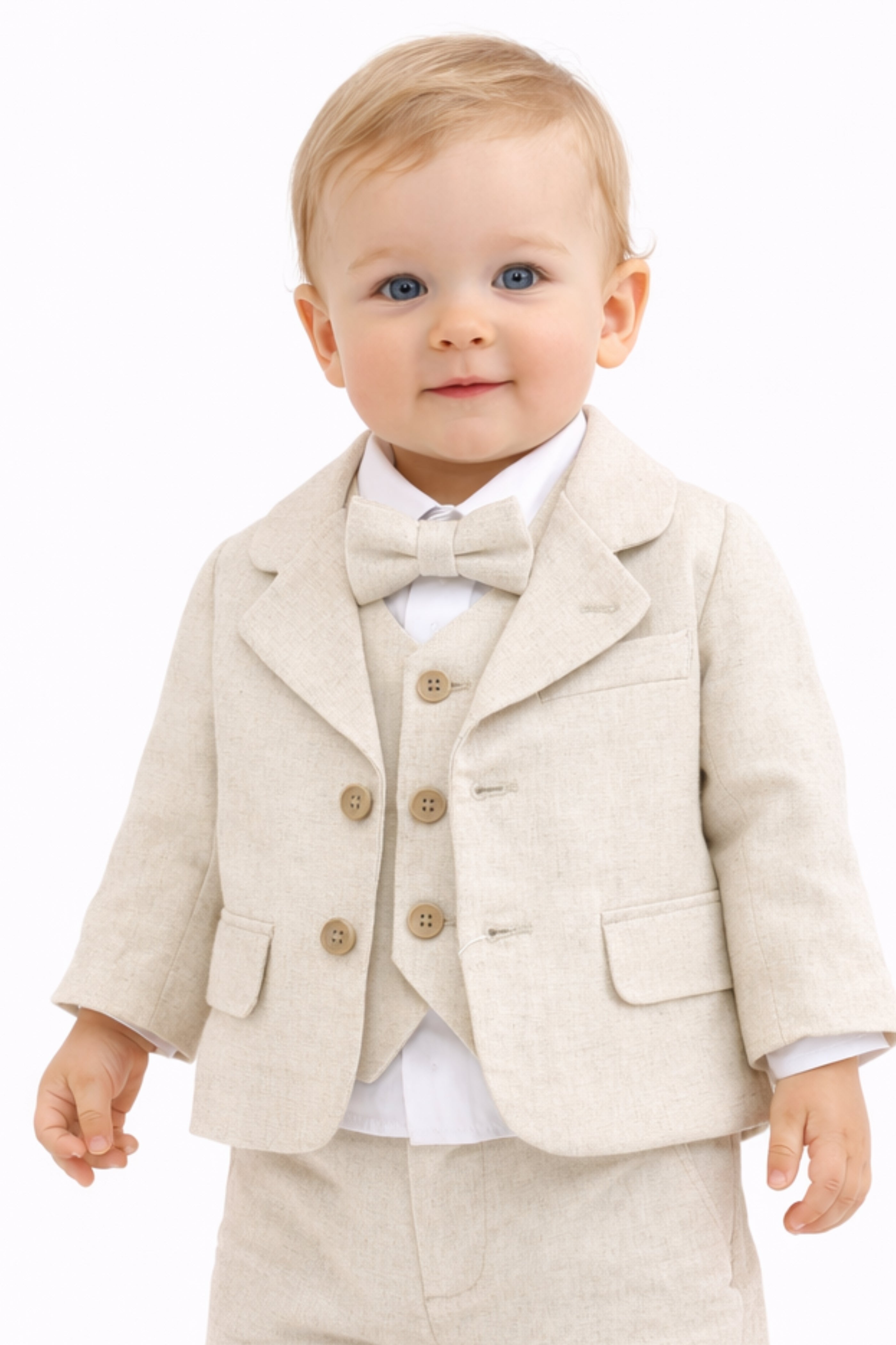 Gilet Battesimo Bimbo Sabbia