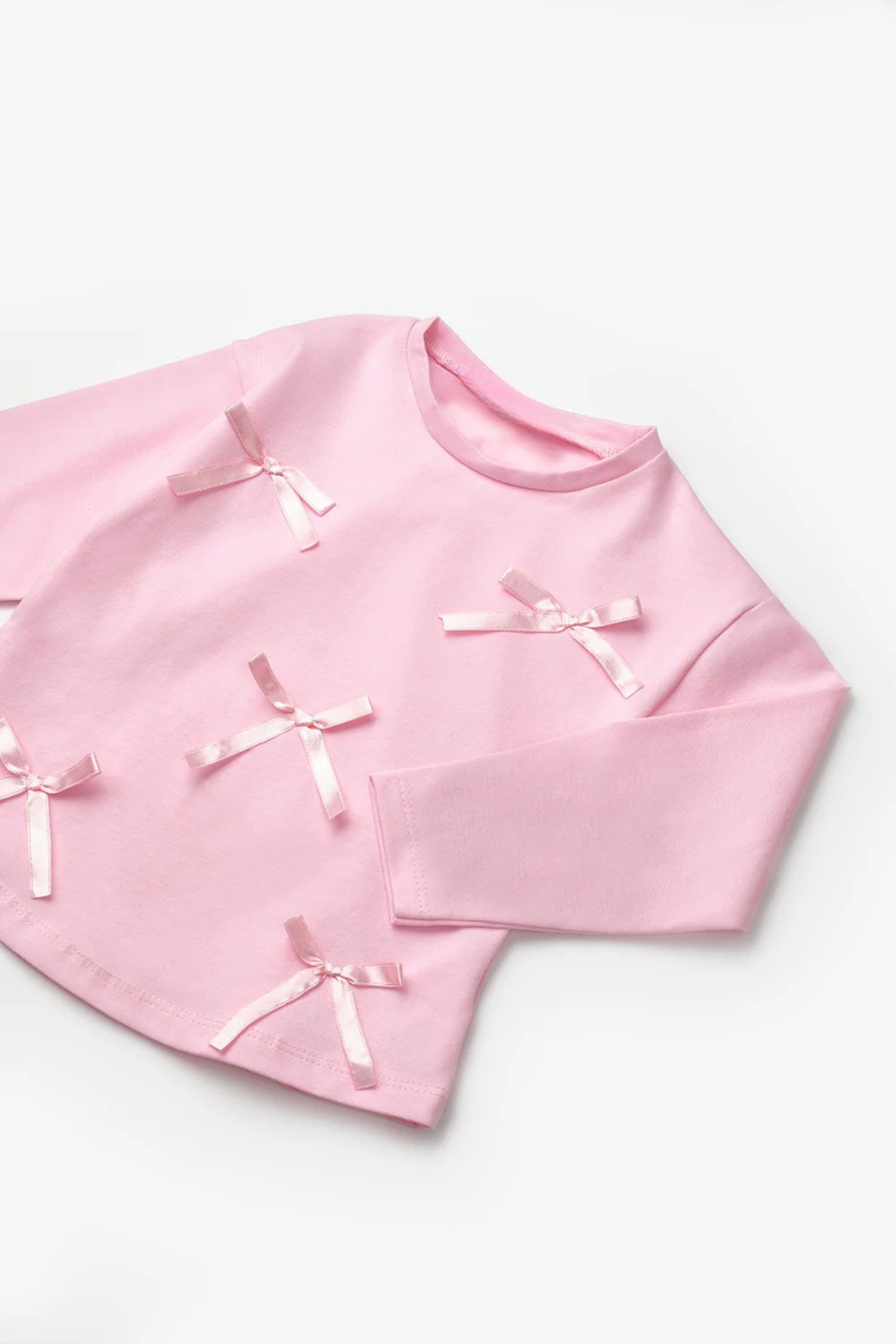 Maglia Bambina Fiocchi Rosa