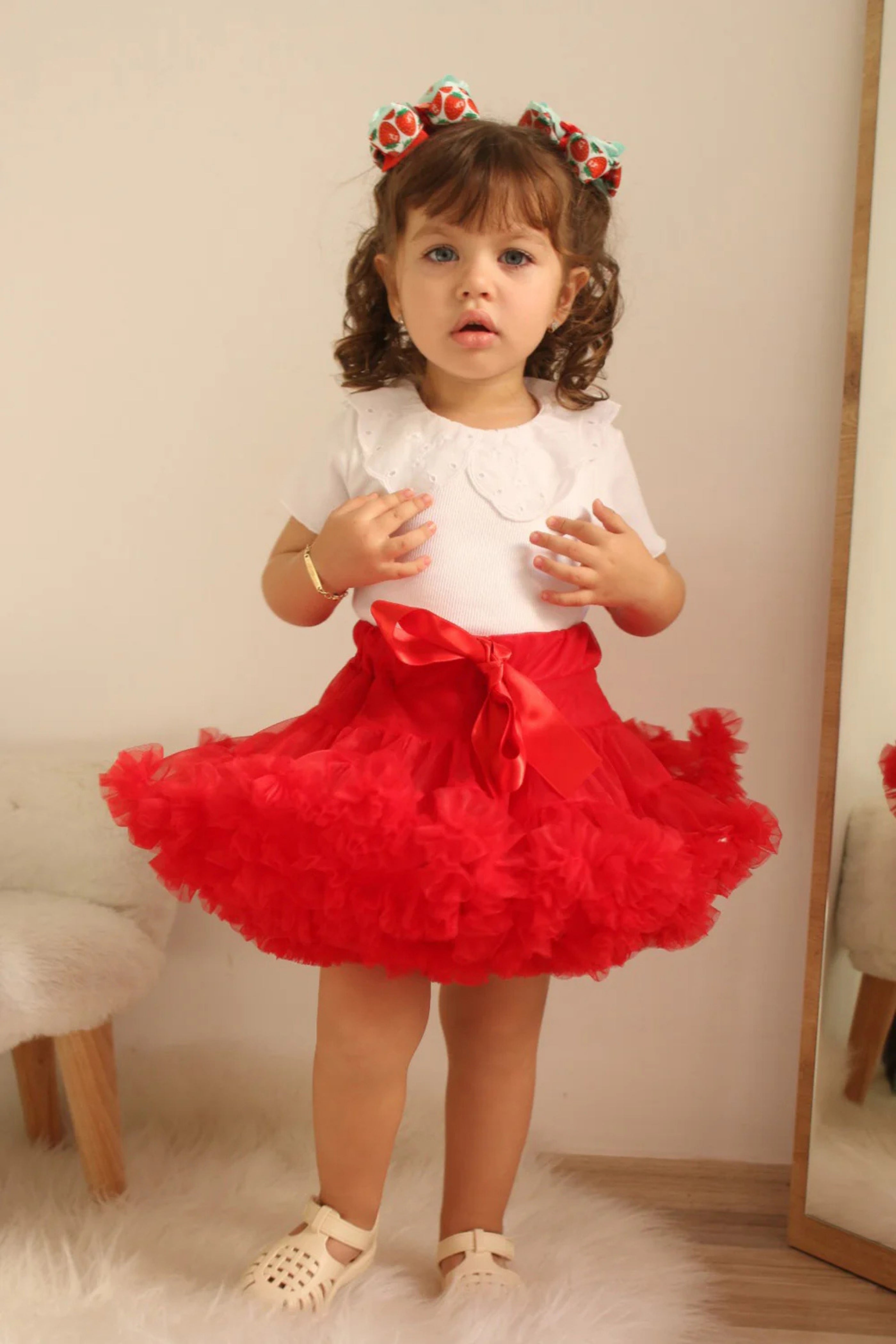 Gonna Tutù Rossa Bambina