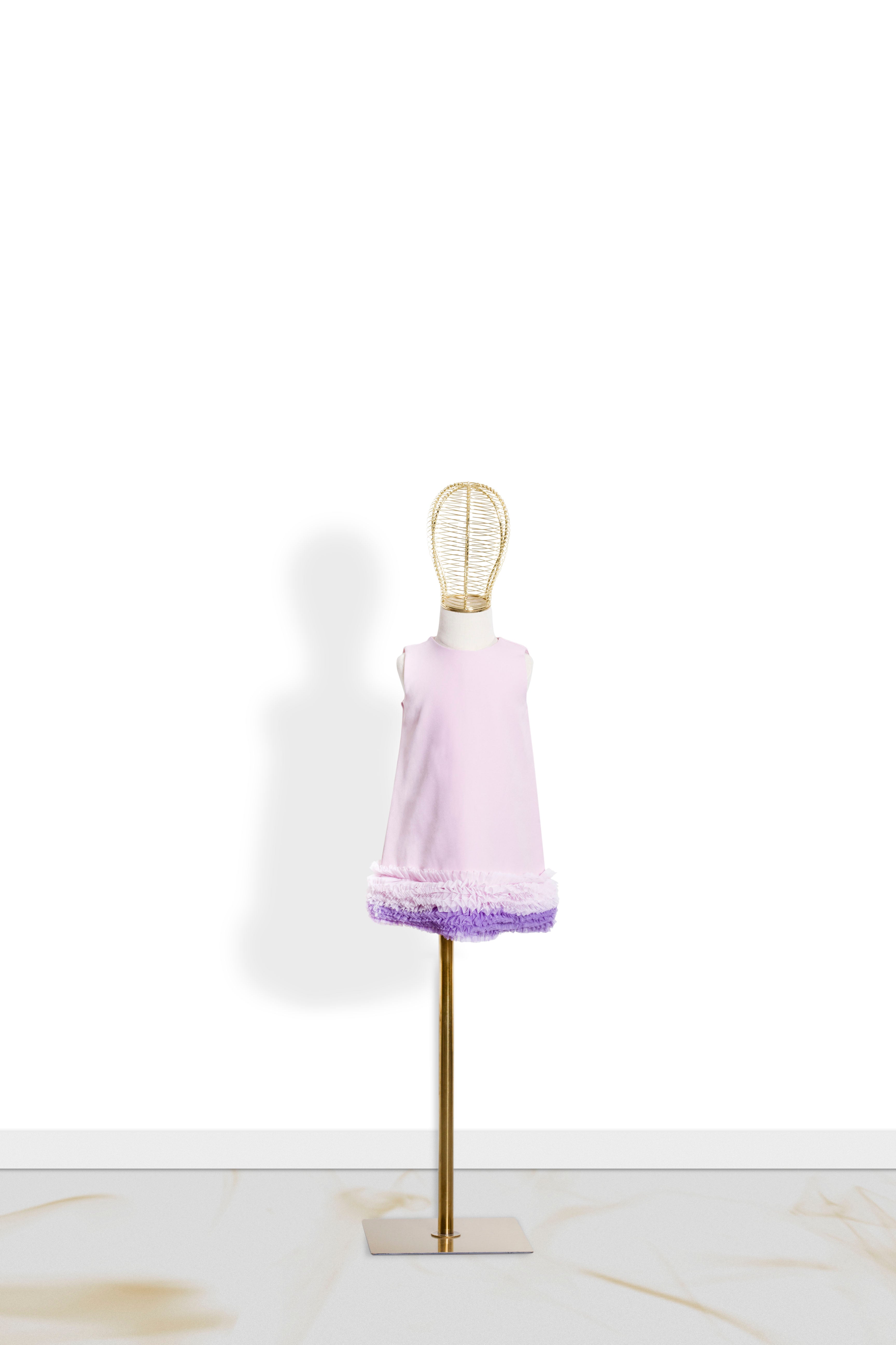 Abito Neonata Campana Chic '60 Pink