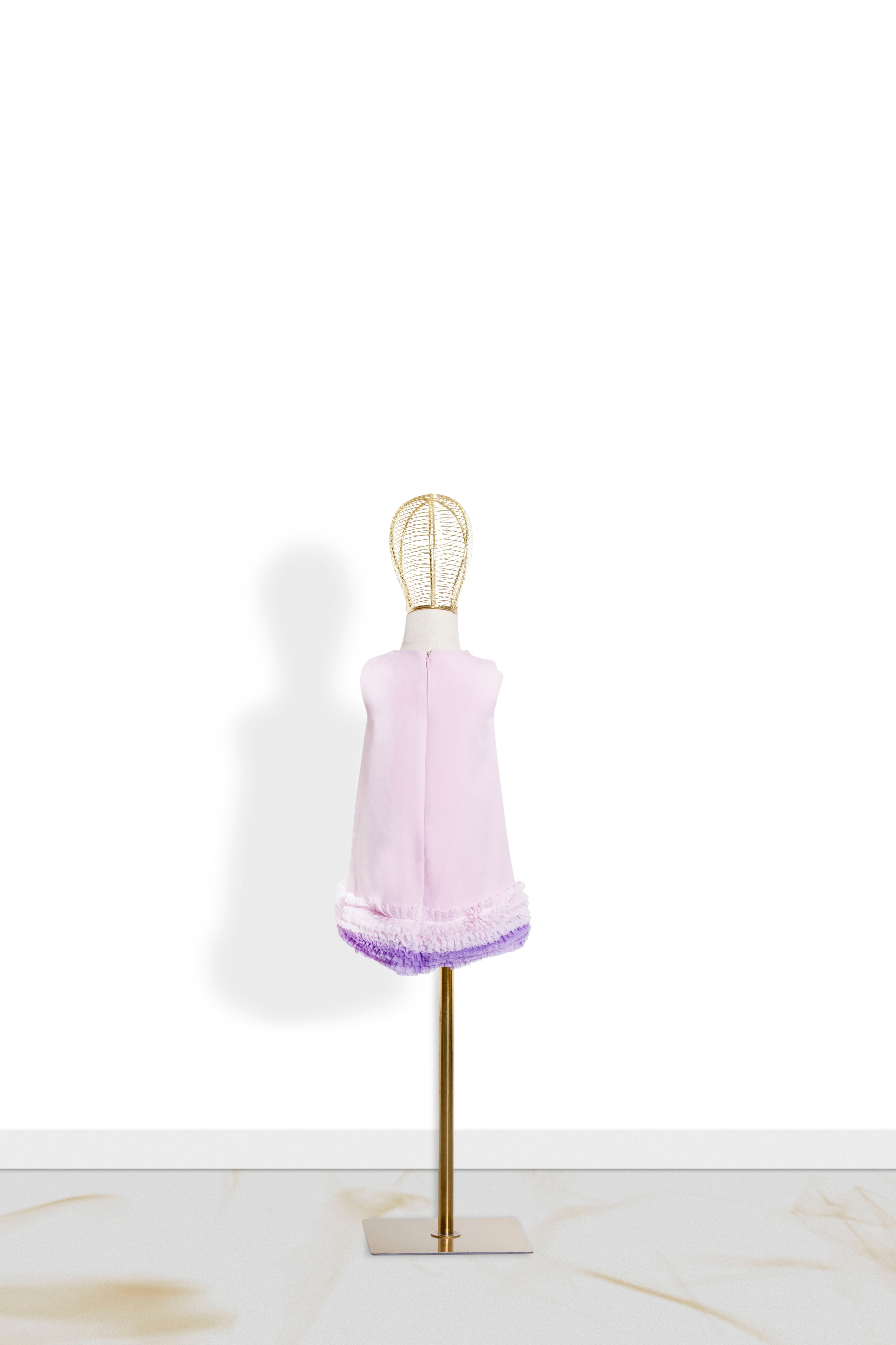 Abito Neonata Campana Chic '60 Pink