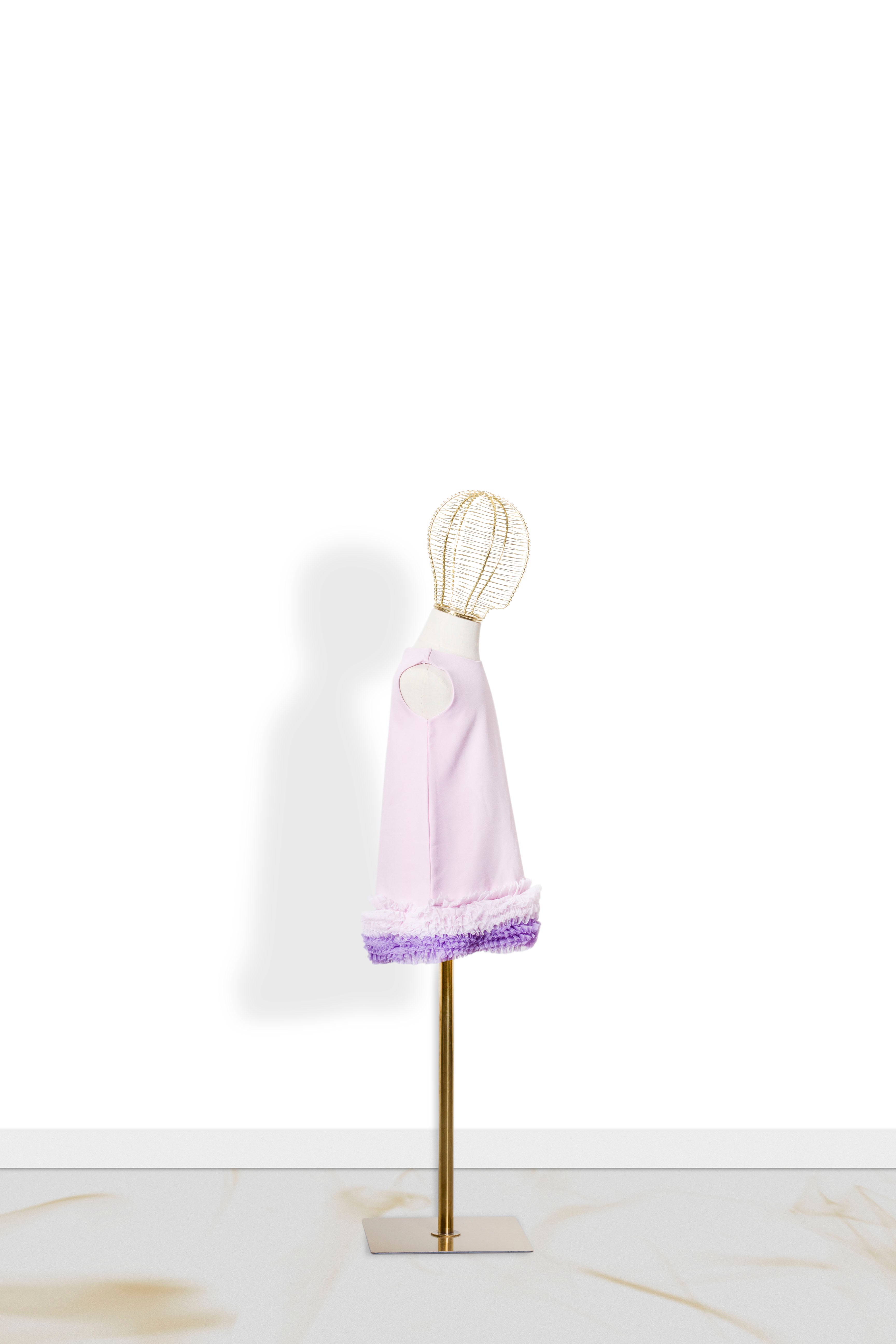 Abito Neonata Campana Chic '60 Pink