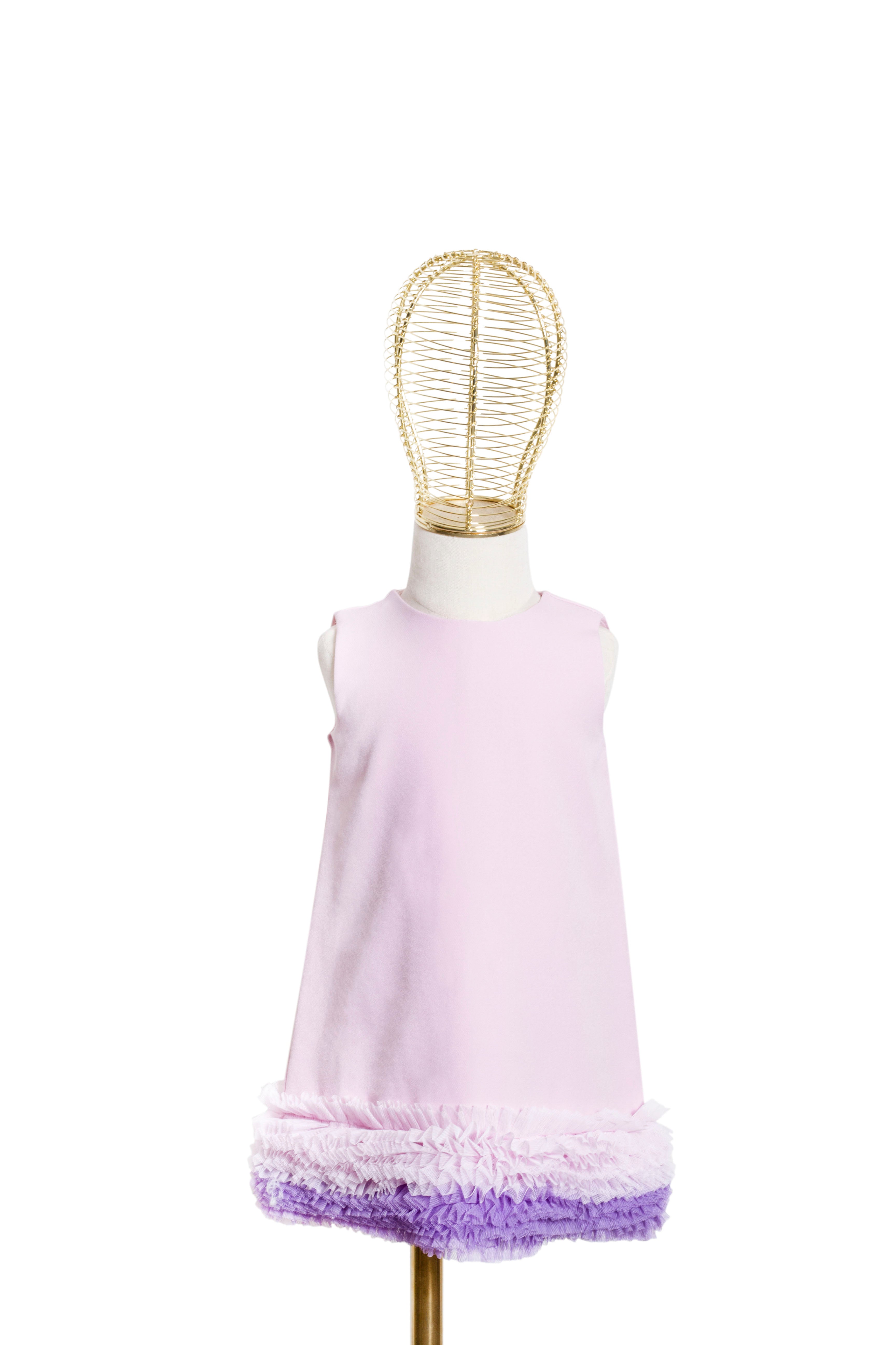 Abito Neonata Campana Chic '60 Pink