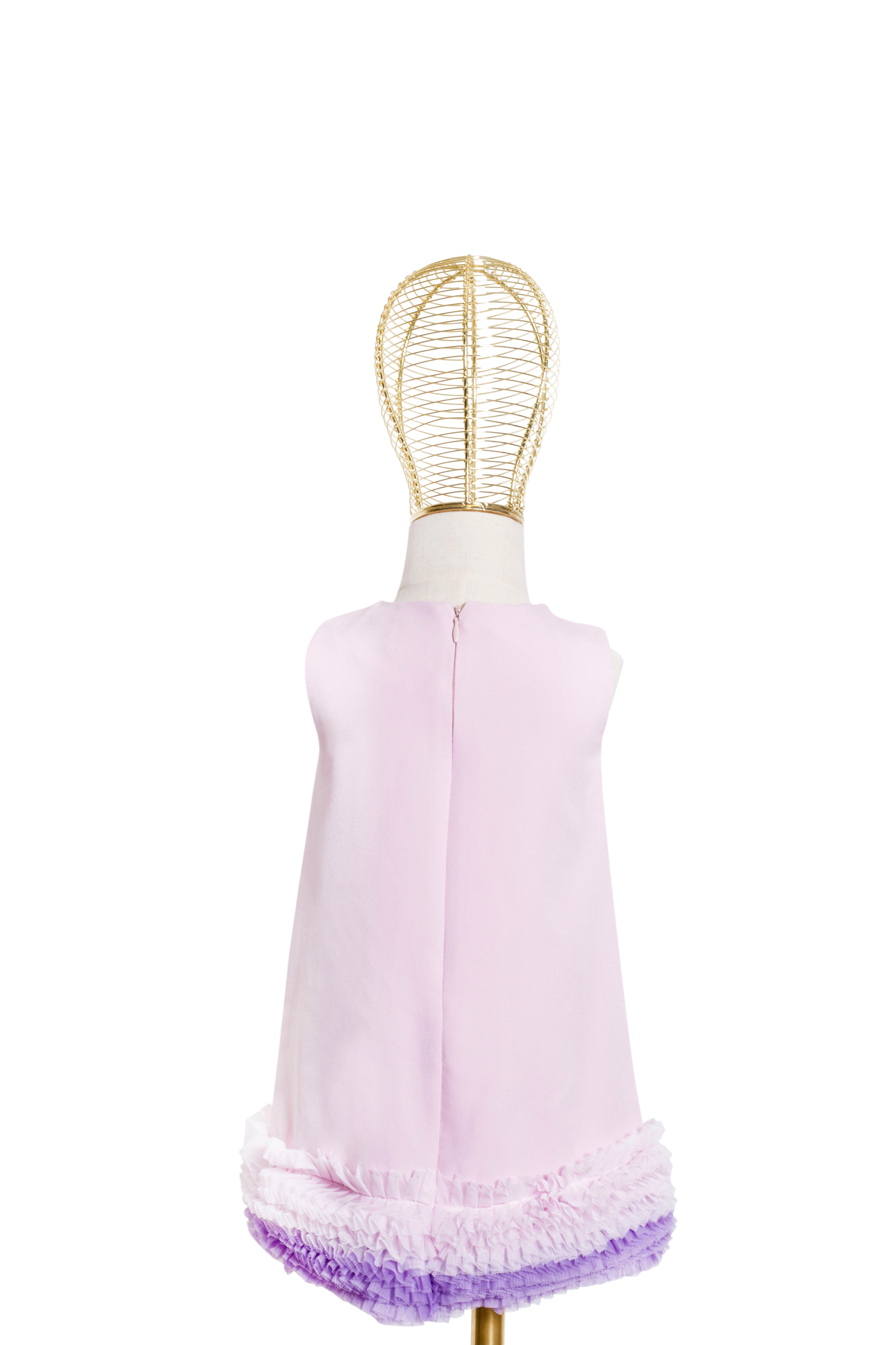 Abito Neonata Campana Chic '60 Pink