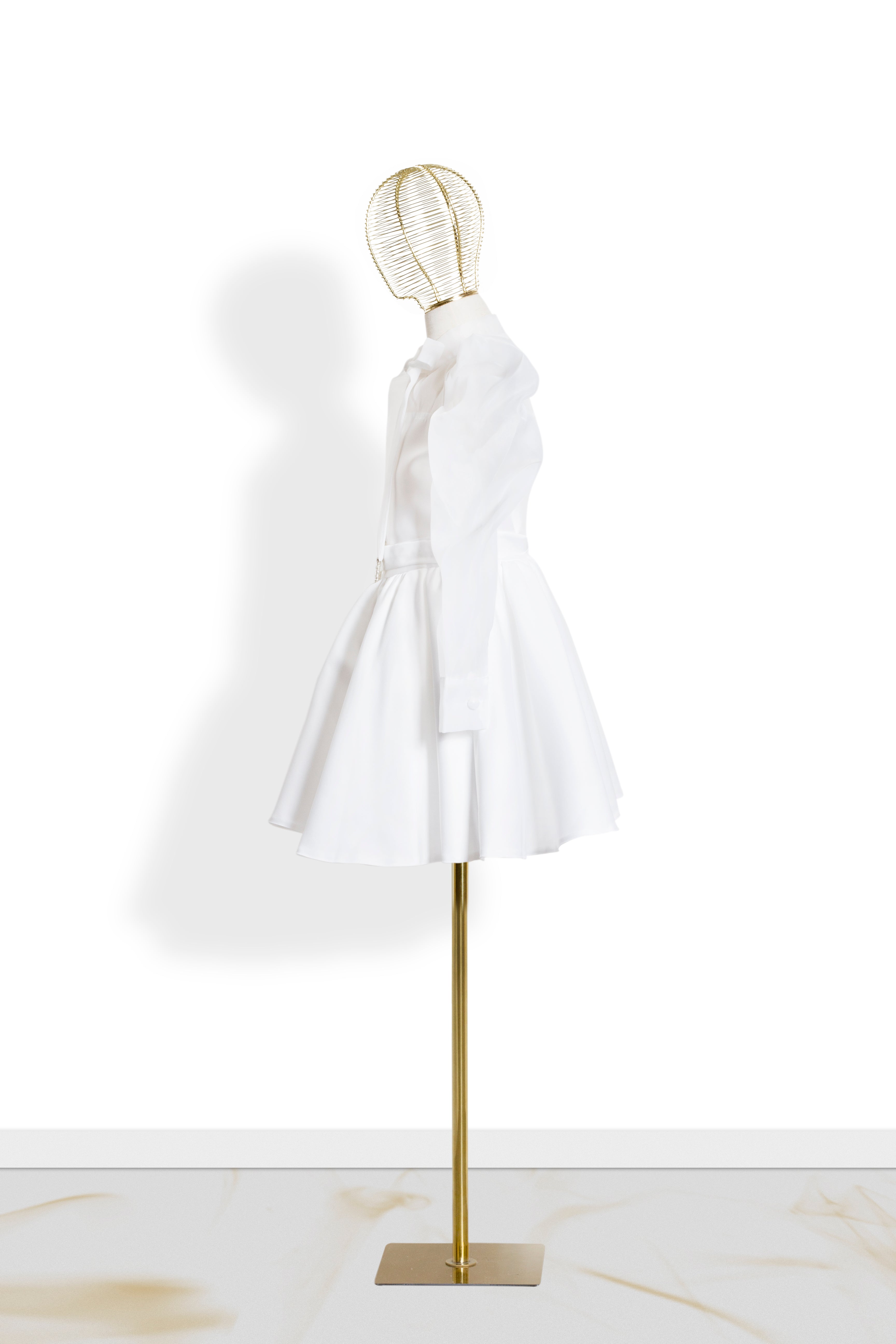 Coordinato Bambina Bianco Marilyn Chic '60