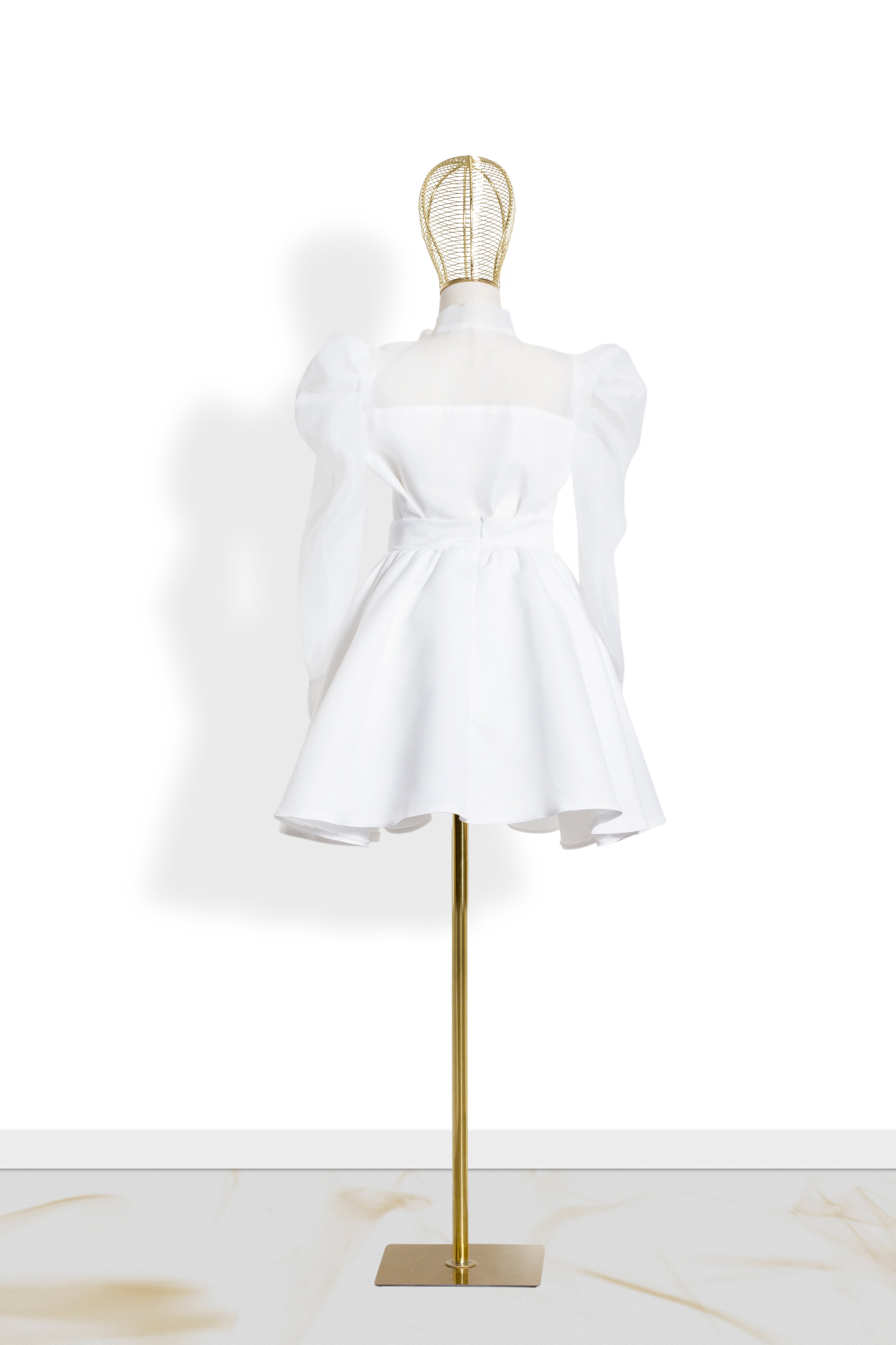 Coordinato Bambina Bianco Marilyn Chic '60