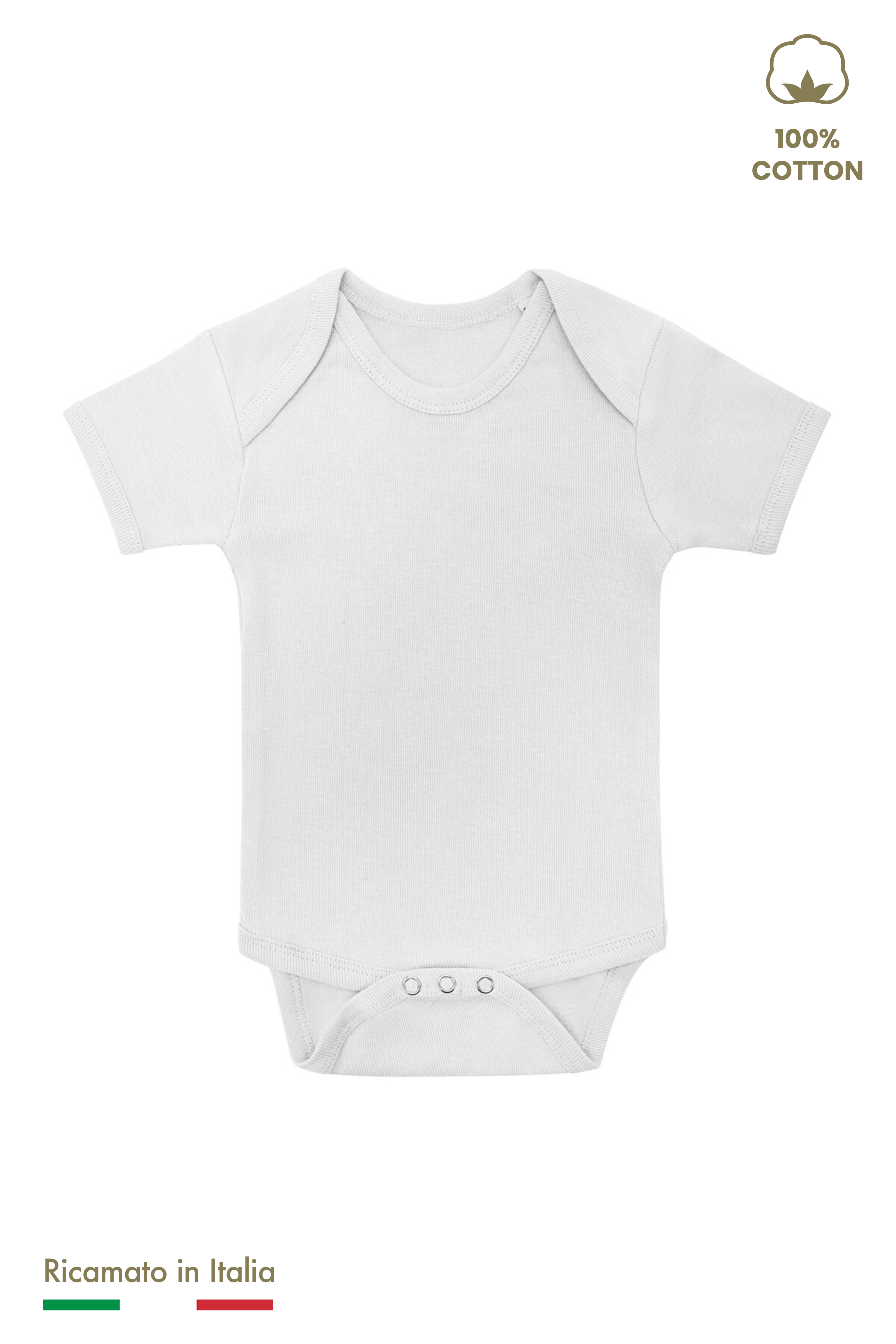Body Neonato 100% Cotone - Personalizzato