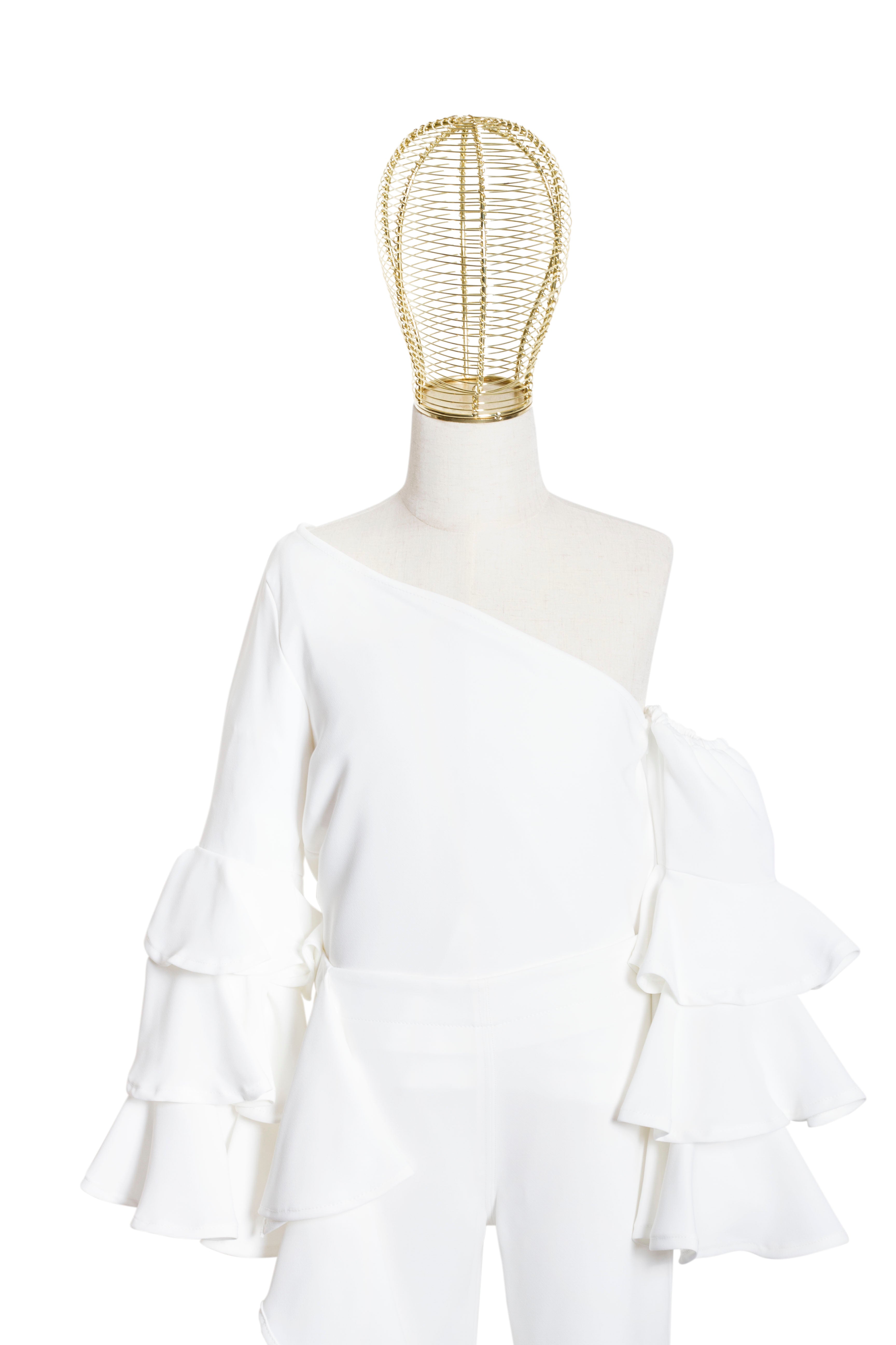 Coordinato Bambina Volant Chic '60