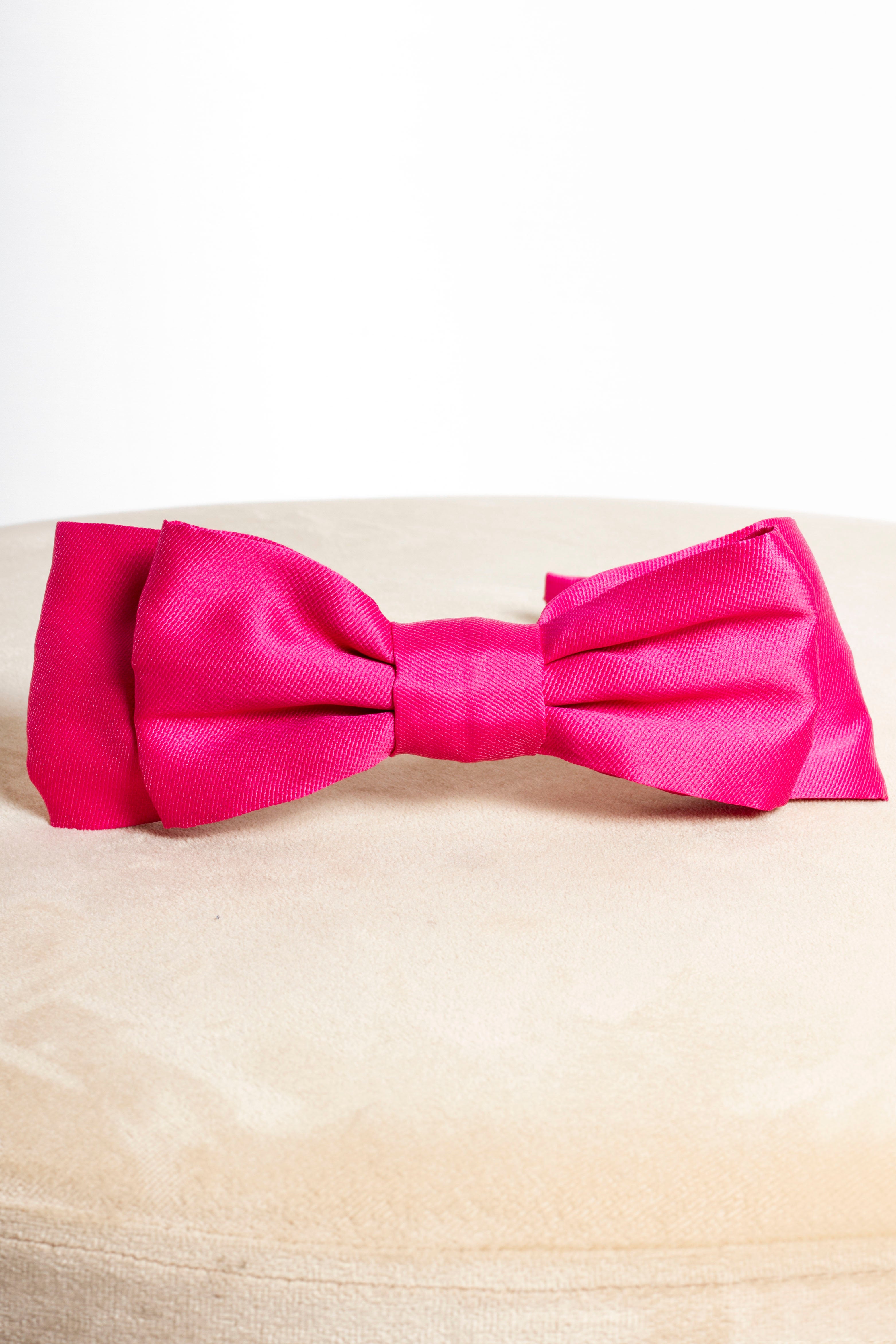 Cerchietto Bambina Fiocco Fucsia