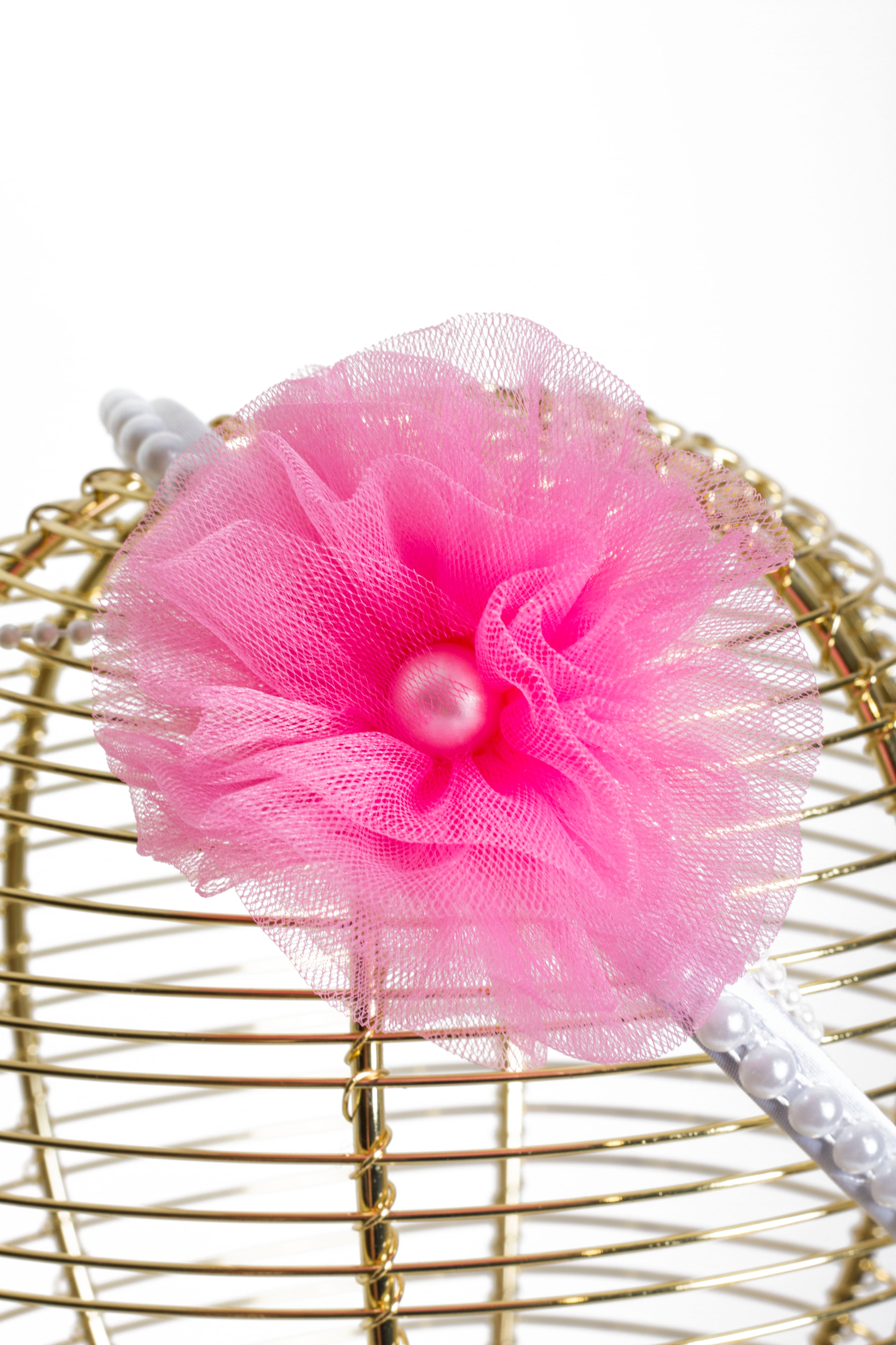 Cerchietto Fiore Fucsia
