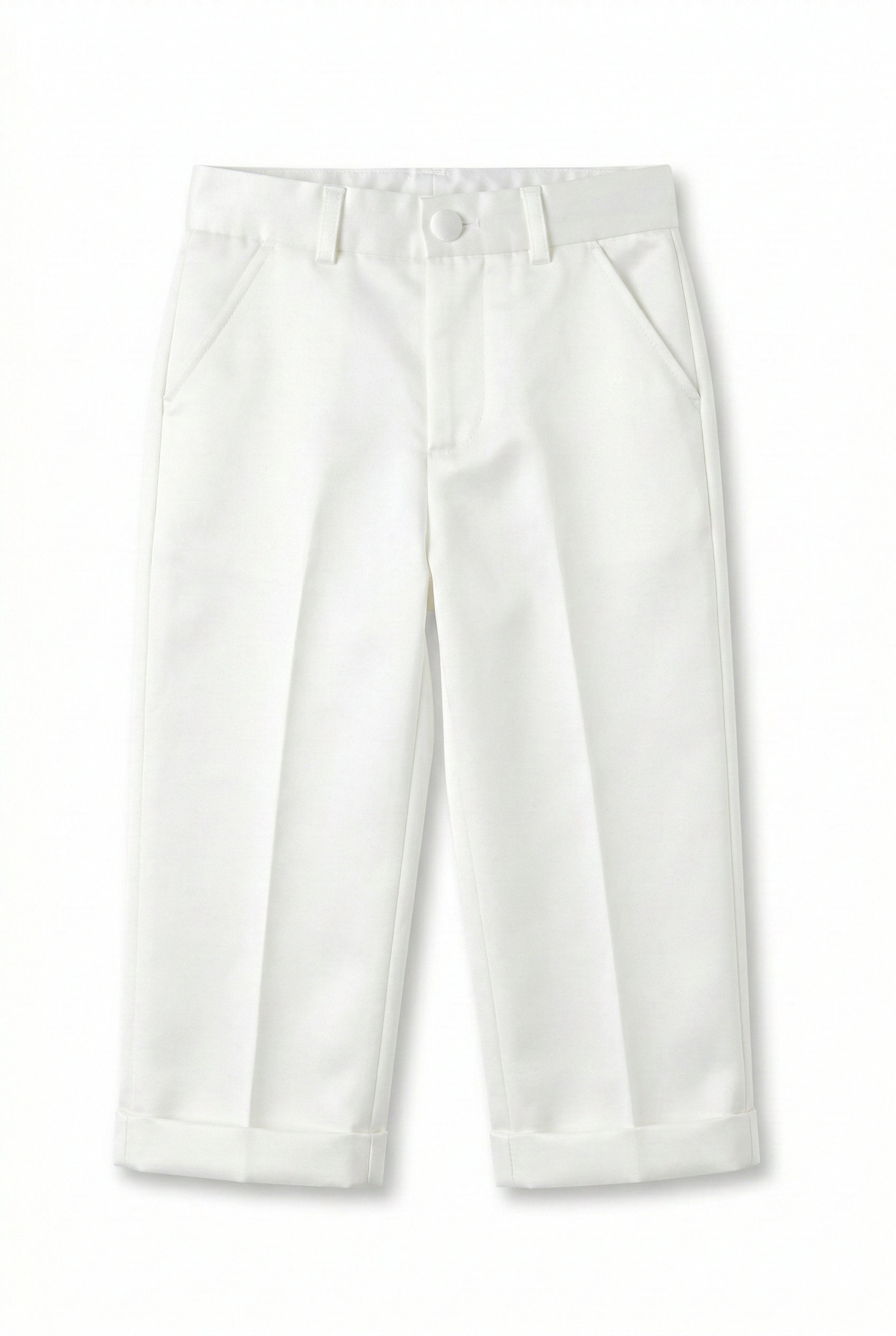 Pantalone Battesimo Bimbo Bianco