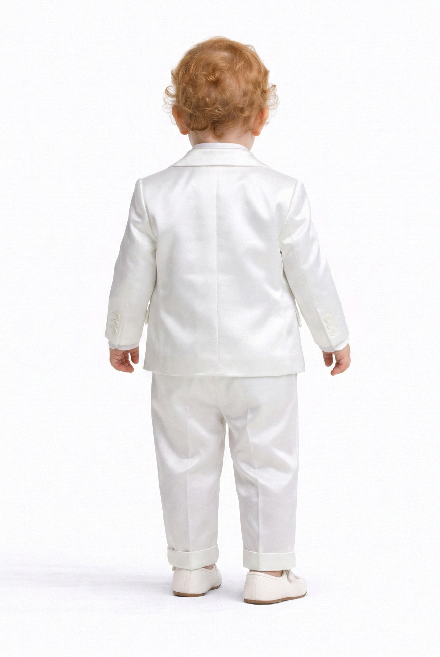 Pantalone Battesimo Bimbo Bianco