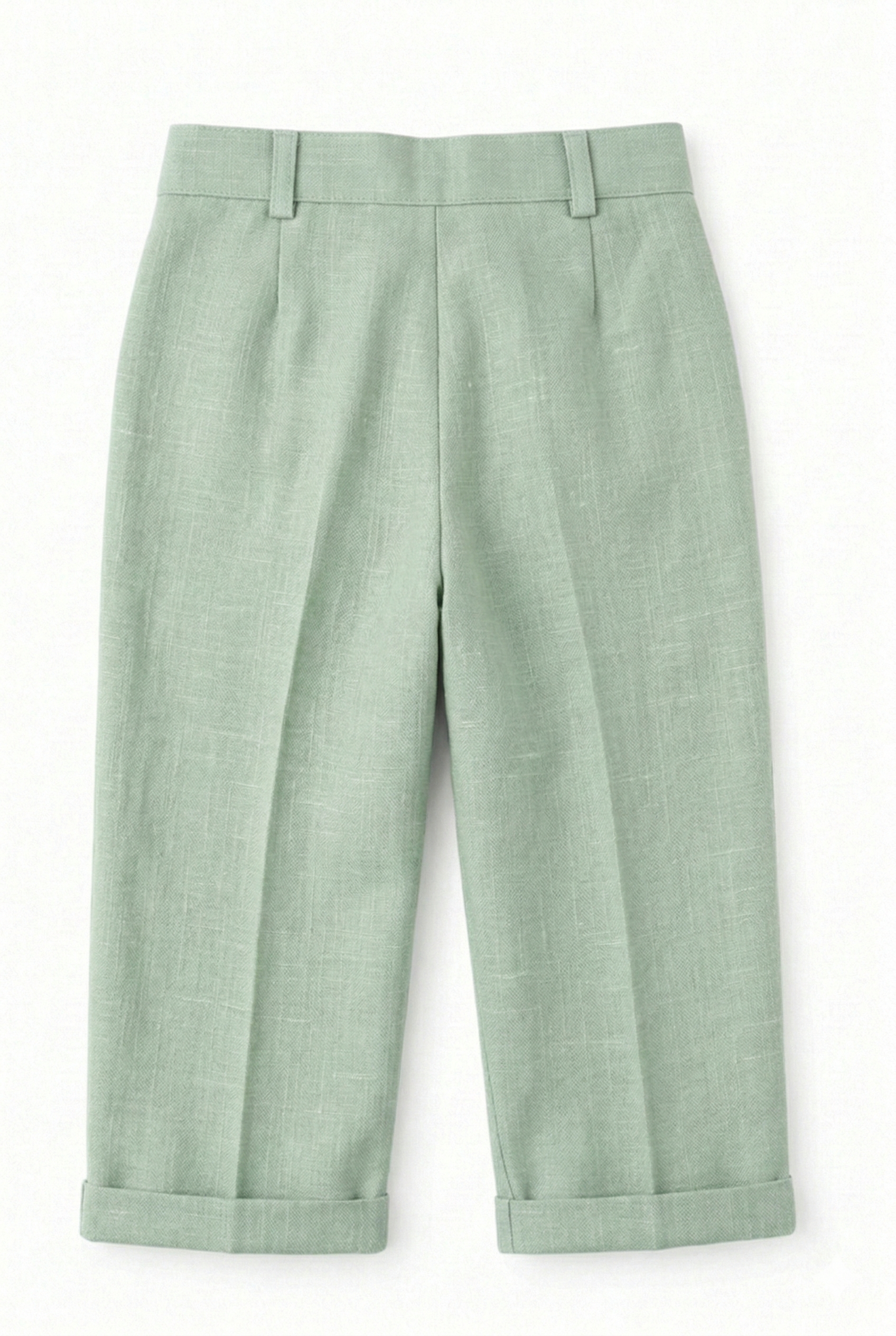 Pantalone Battesimo Bimbo Verde Salvia