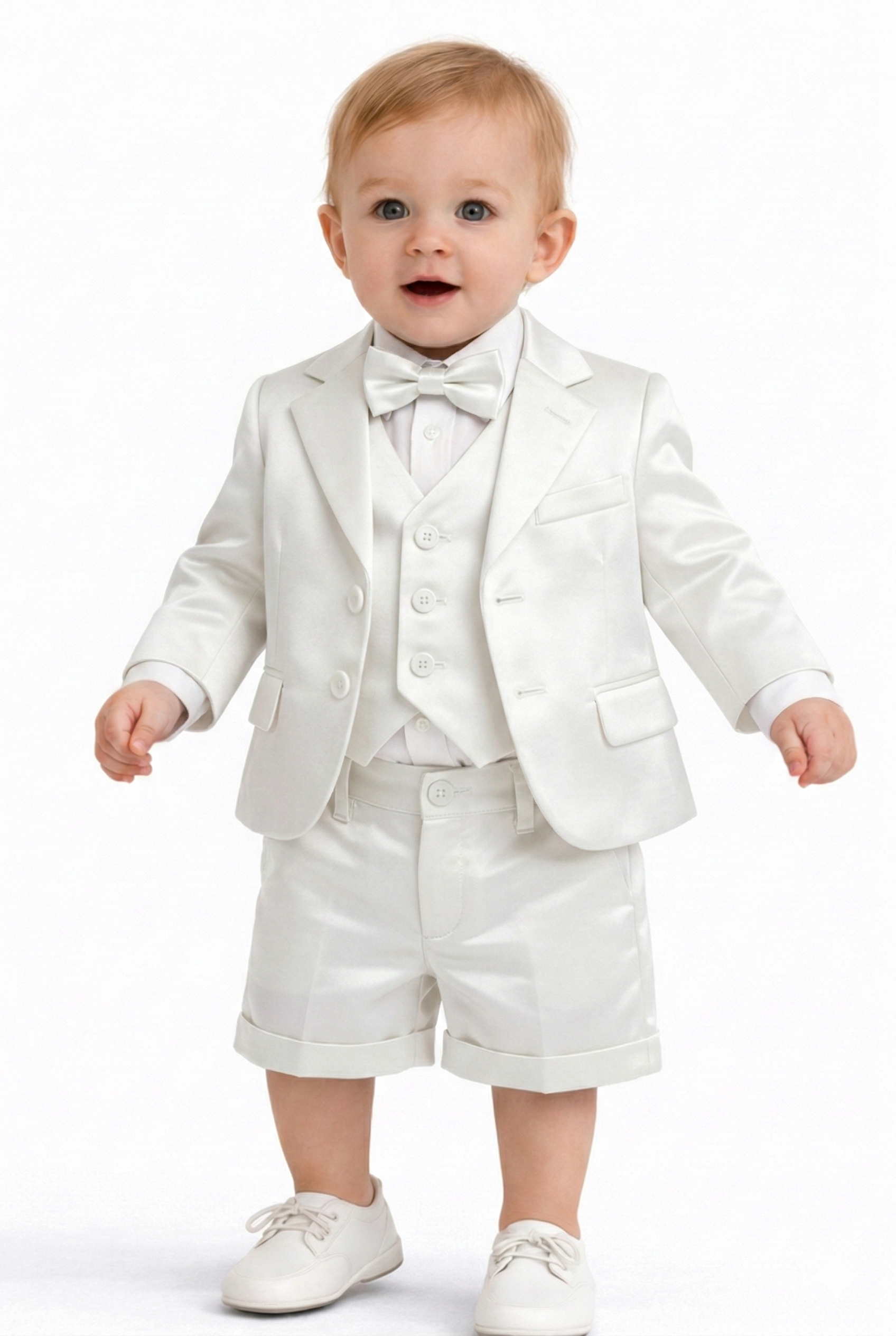 Gilet Battesimo Bimbo Bianco