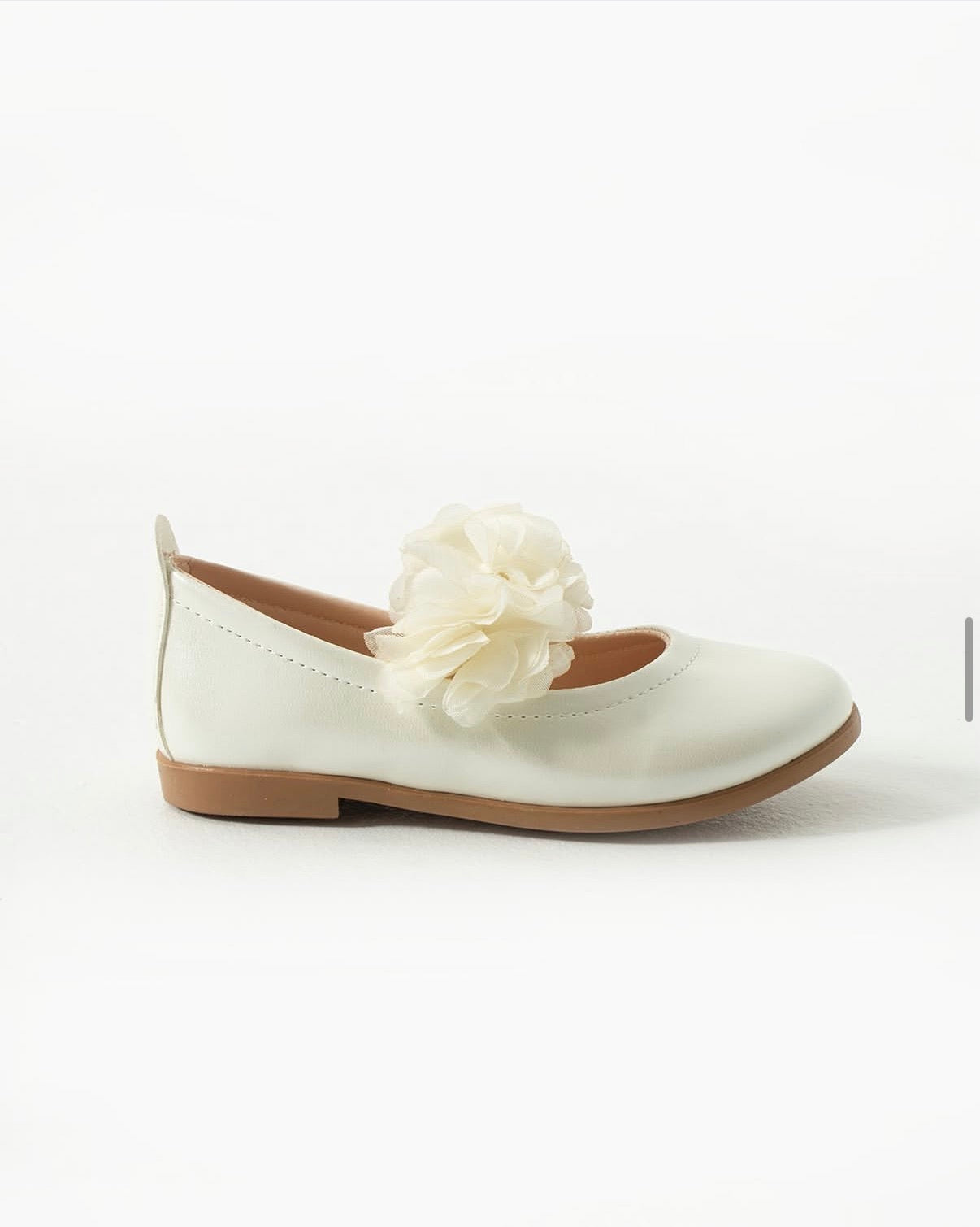 Ballerine Bambina Liscia Bianco