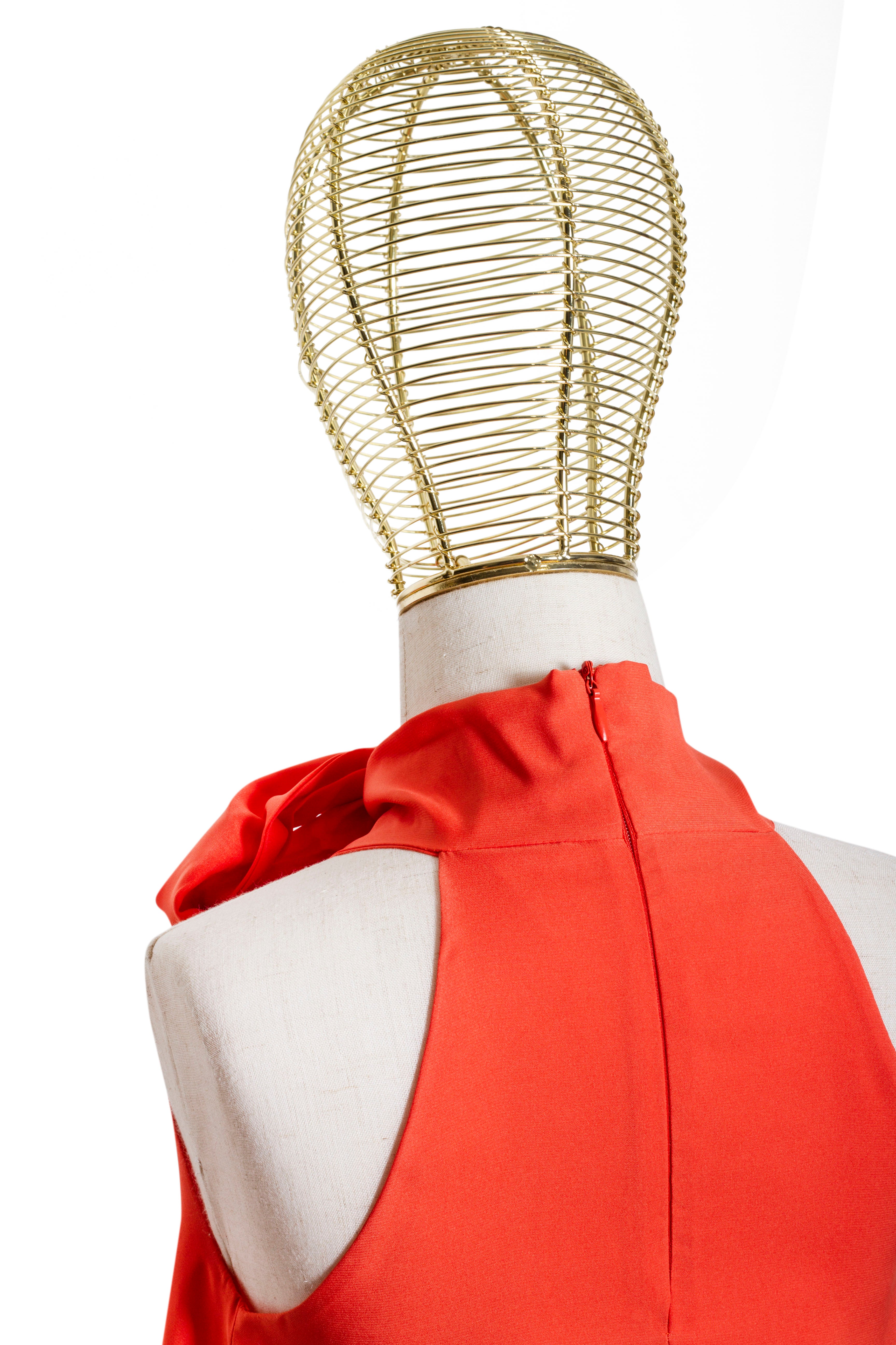 Top Bambina Fiocco Arancio