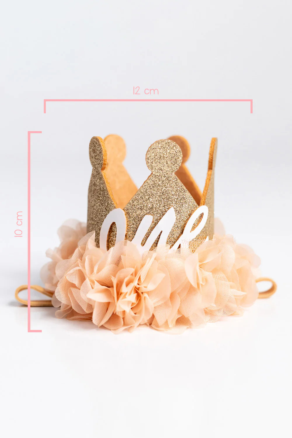 Corona Neonata Primo Compleanno Pesca