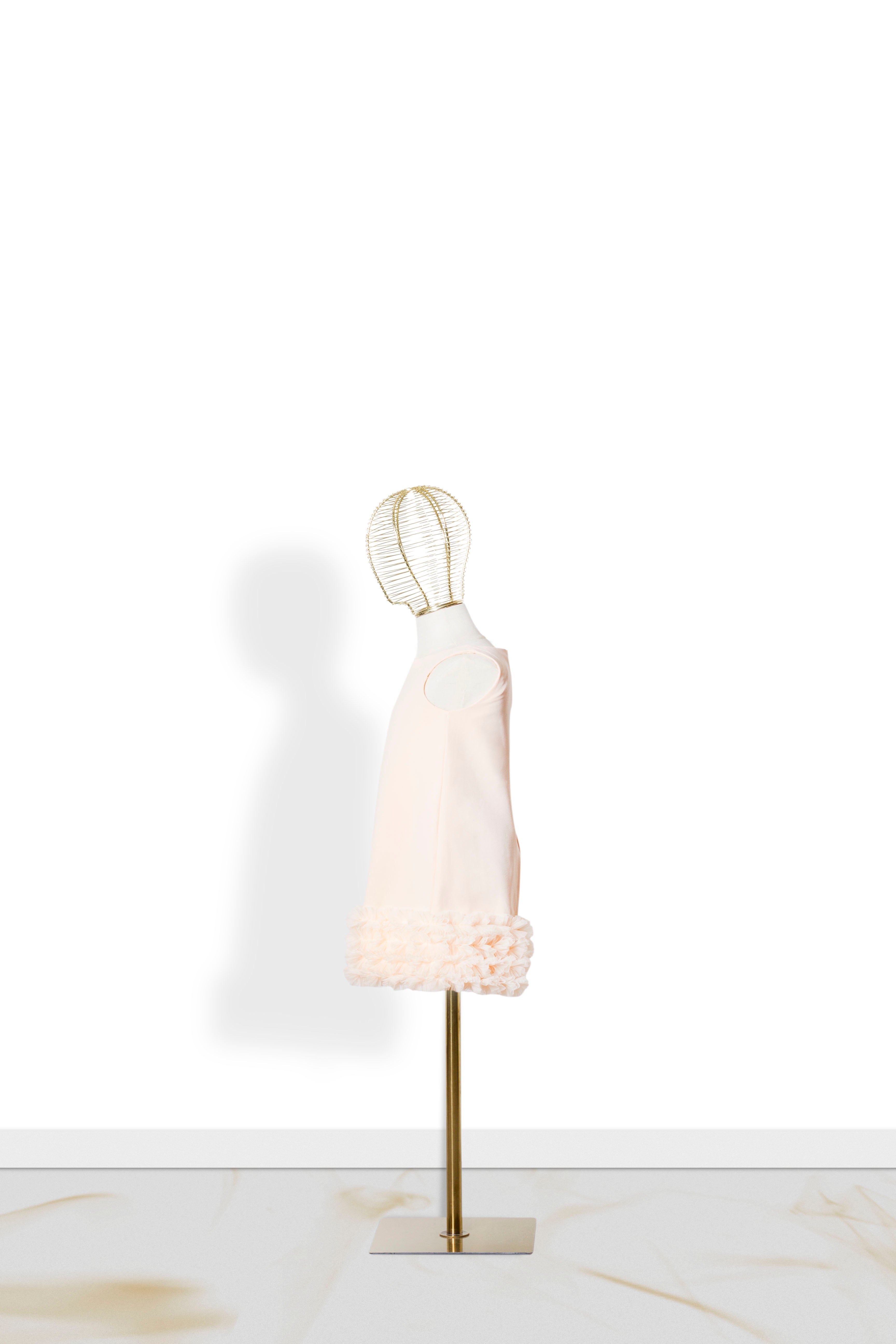 Abito Neonata Campana Chic '60 Pesca