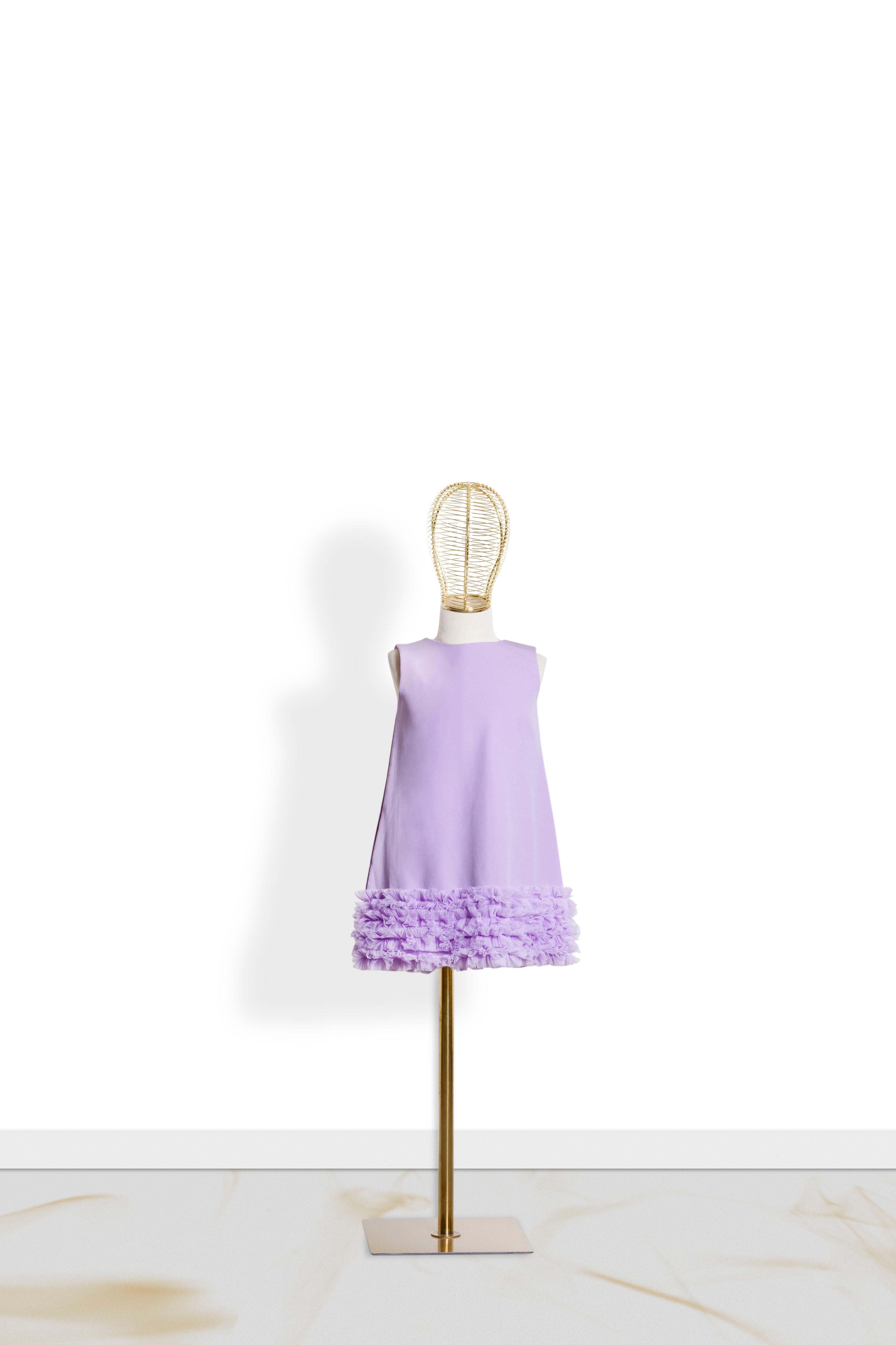 Abito Neonata Campana Chic '60 Violet