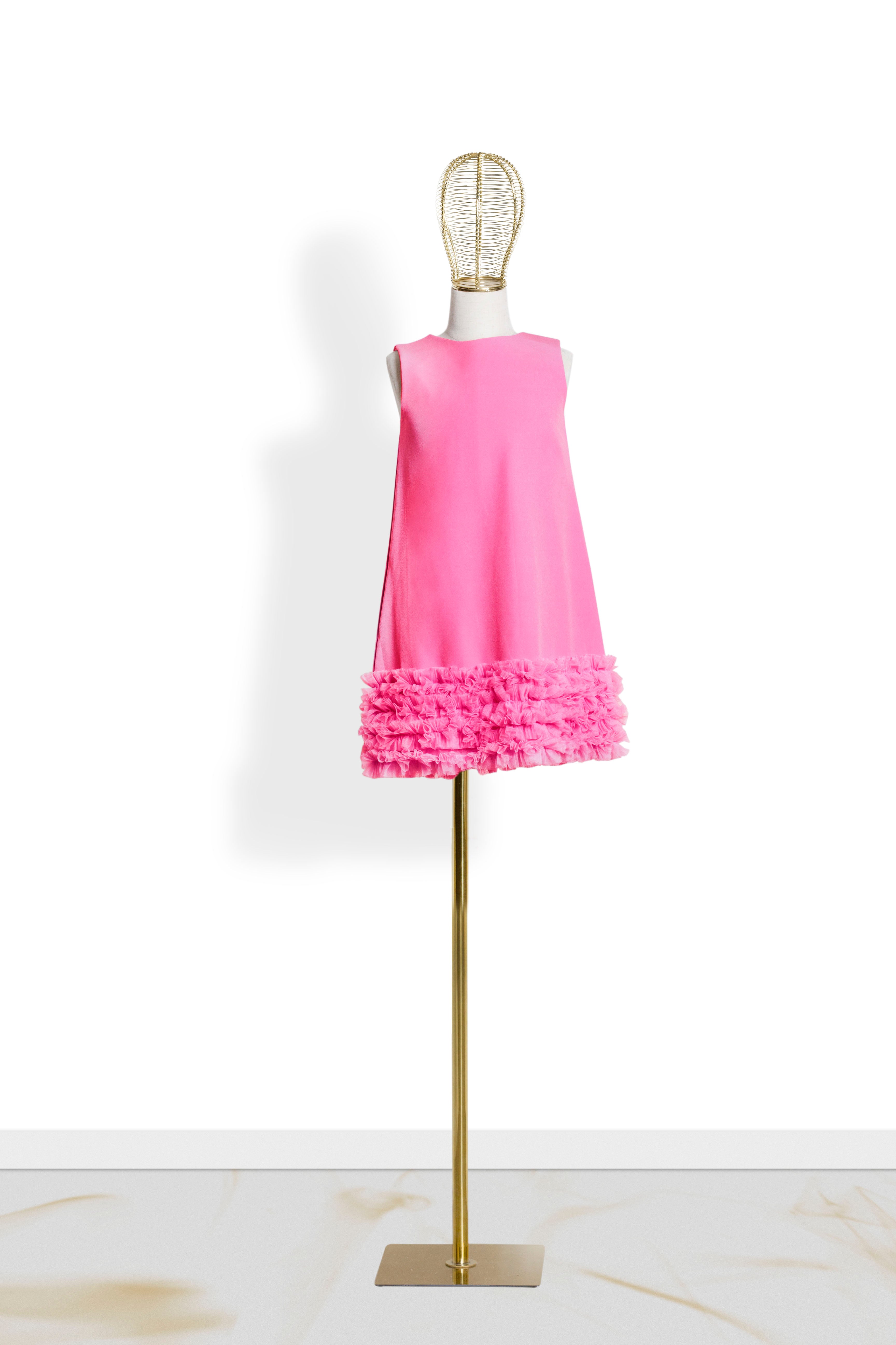 Abito Bambina Campana Chic '60 Fucsia
