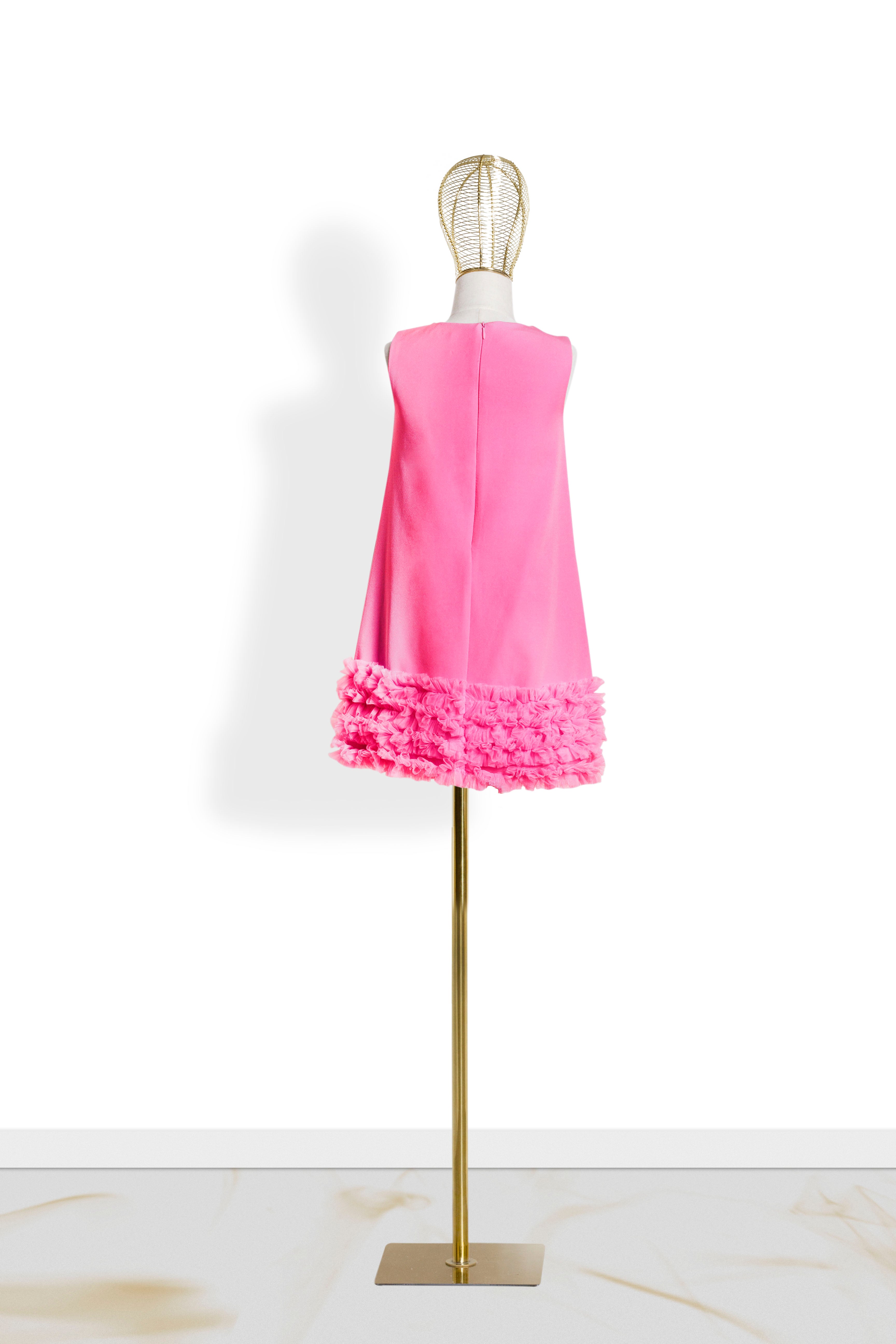 Abito Bambina Campana Chic '60 Fucsia