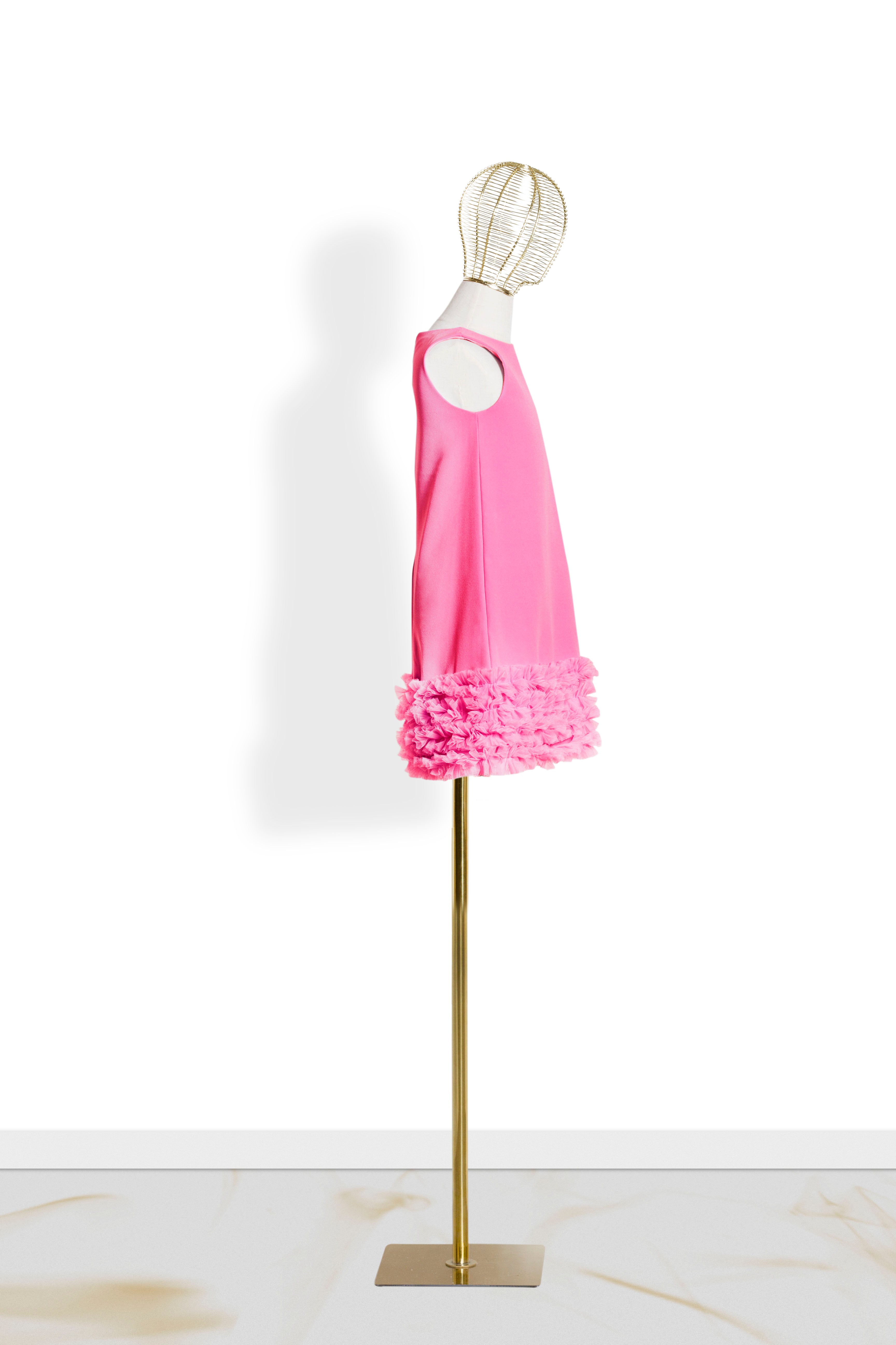 Abito Bambina Campana Chic '60 Fucsia