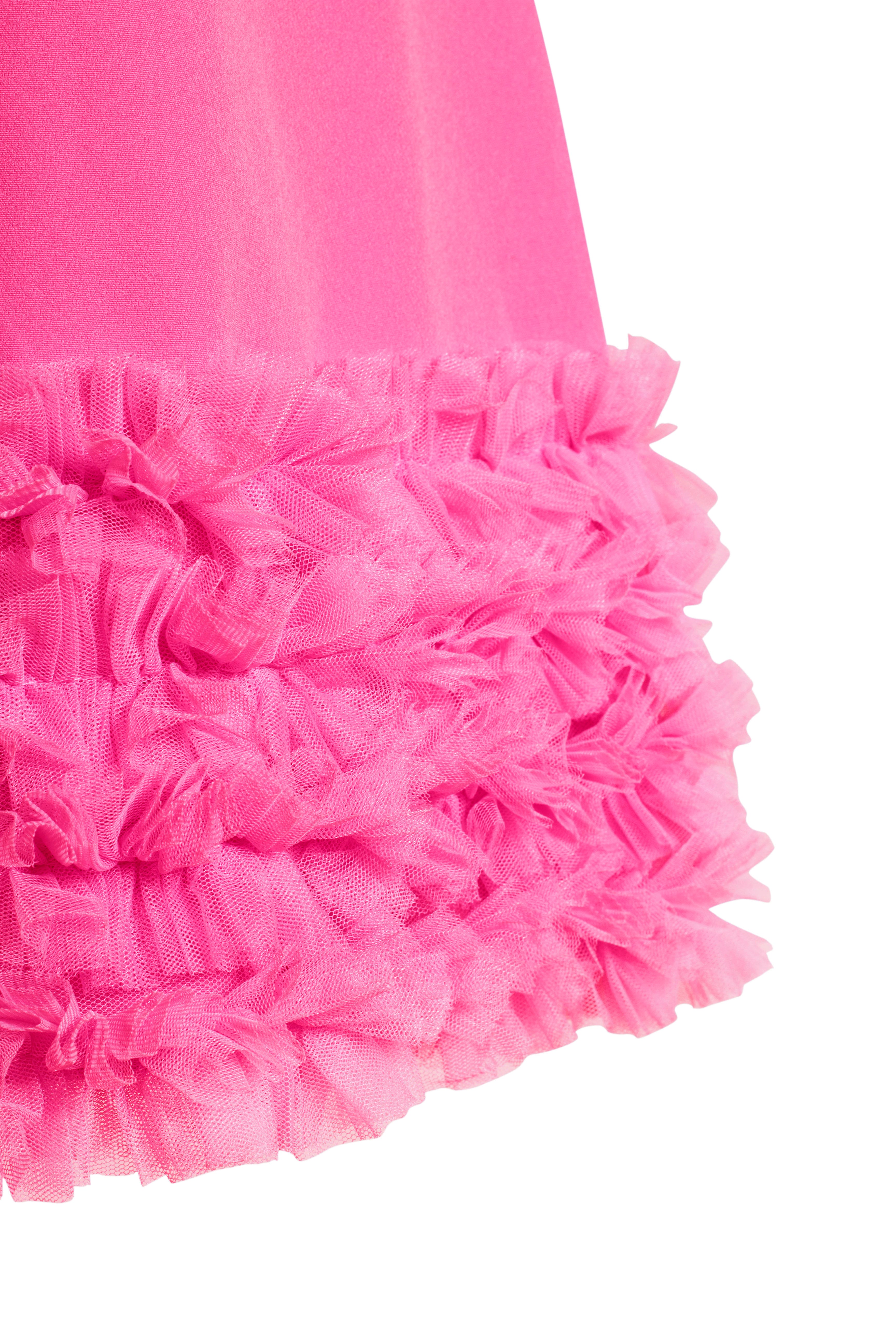 Abito Bambina Campana Chic '60 Fucsia
