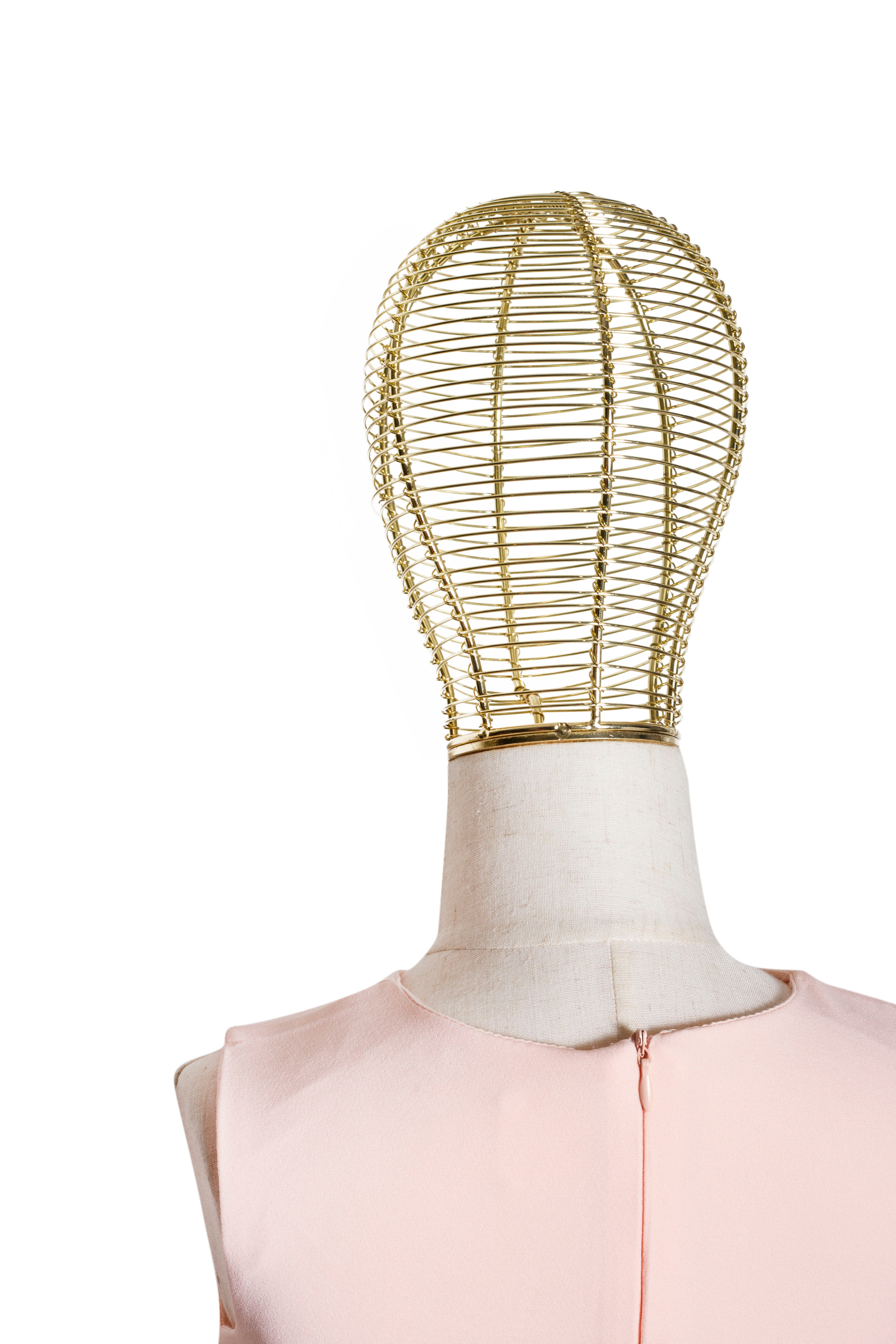 Abito Bambina Campana Chic '60 Pesca