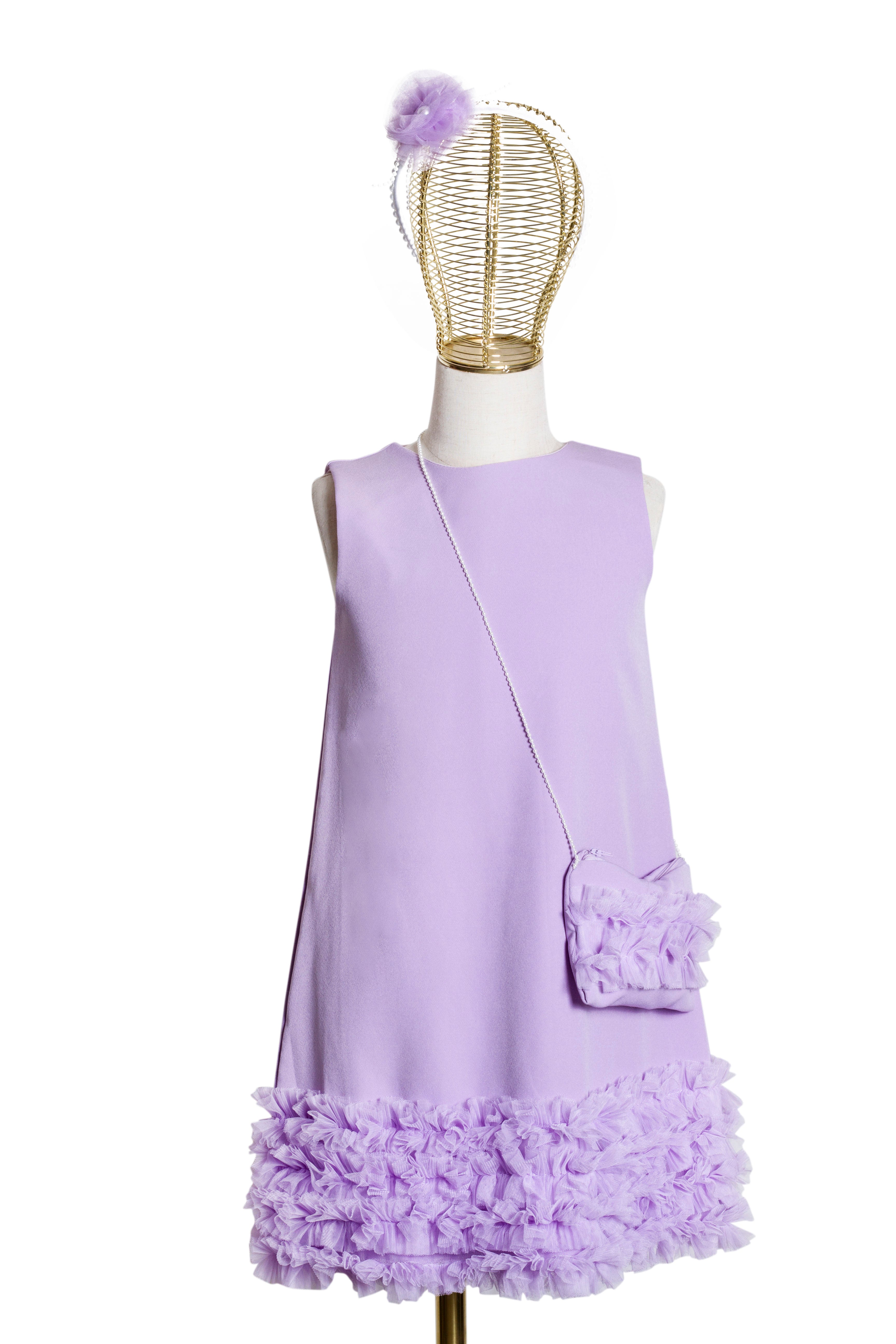 Abito Bambina Campana Chic '60 Violet