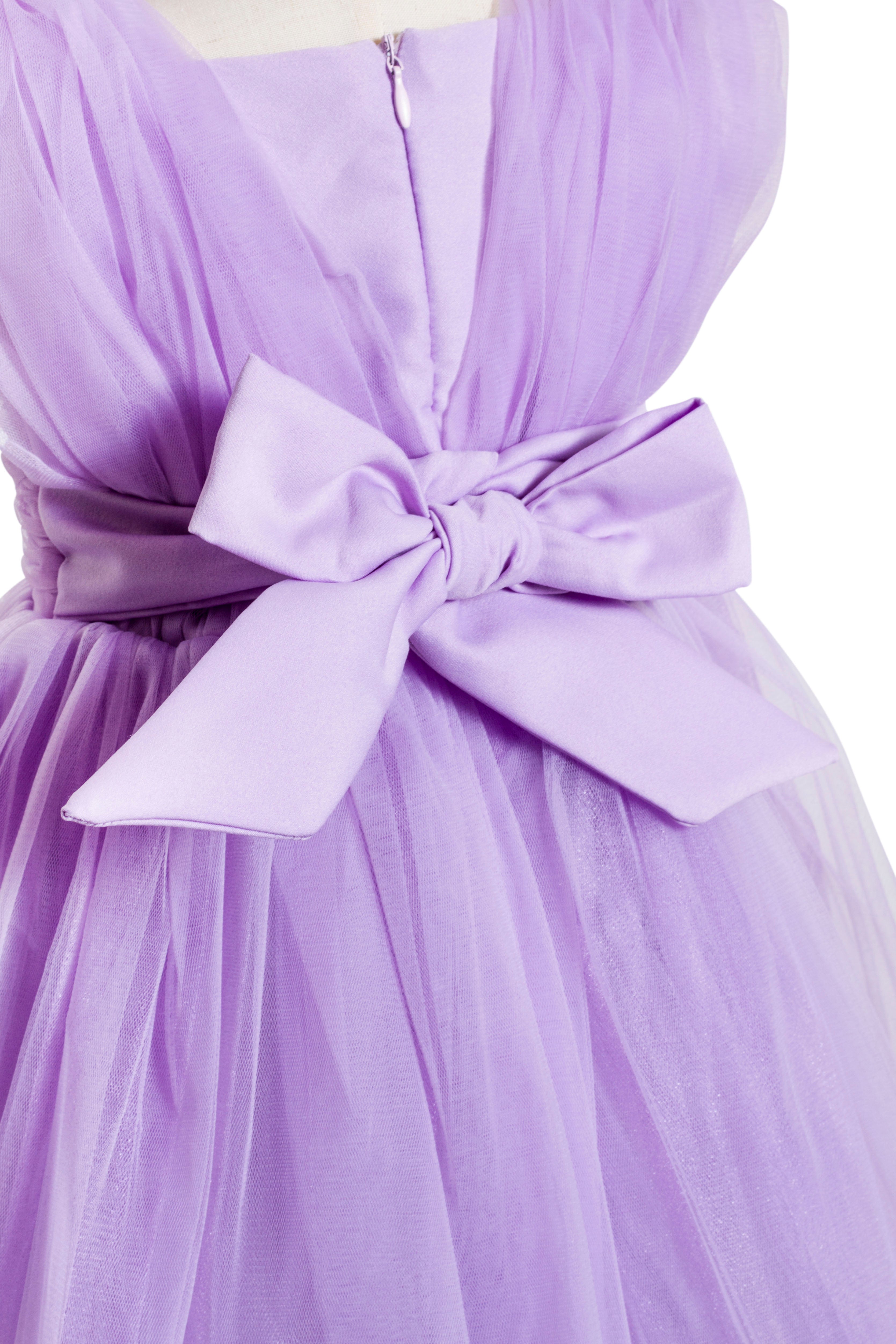 Abito Neonata Butterfly Violet
