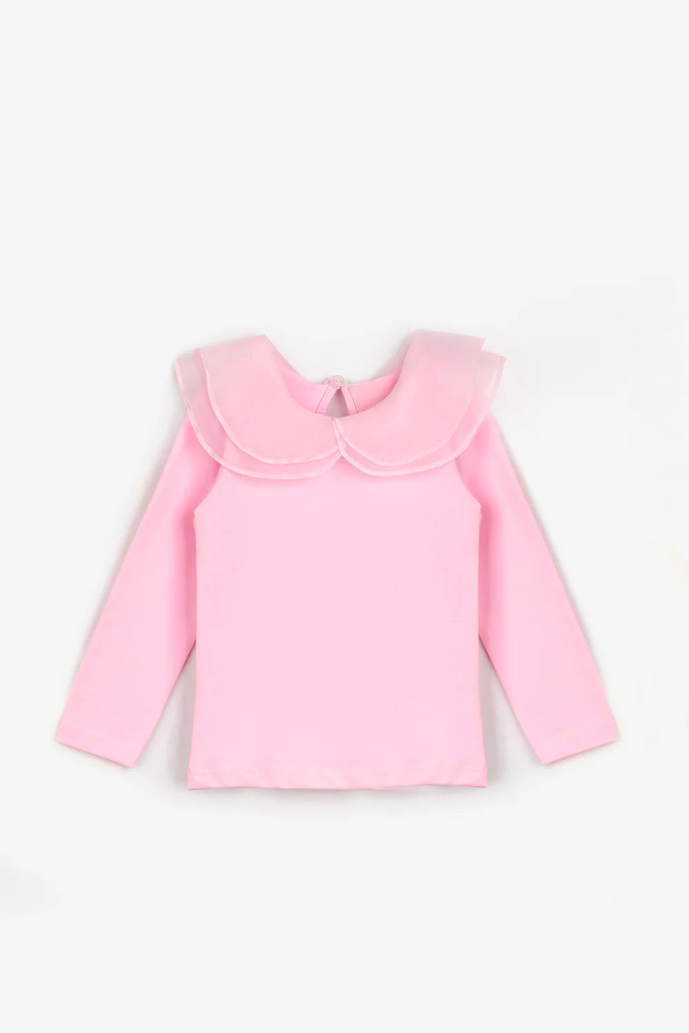 Maglia Bambina collo a cuore Rosa