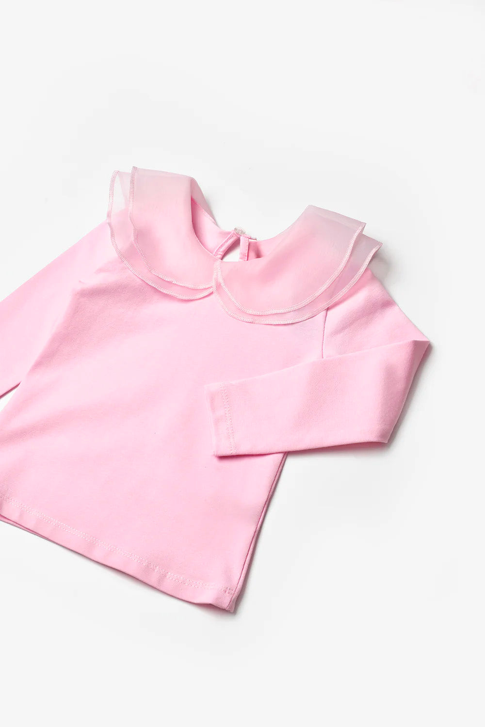 Maglia Bambina collo a cuore Rosa