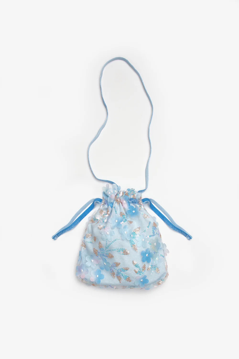 Borsa Bambina Flower Polvere