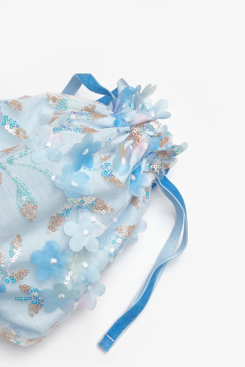 Borsa Bambina Flower Polvere