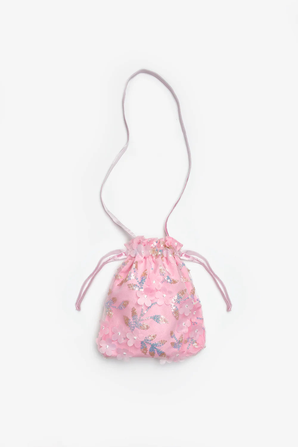 Borsa Bambina Flower Rosa